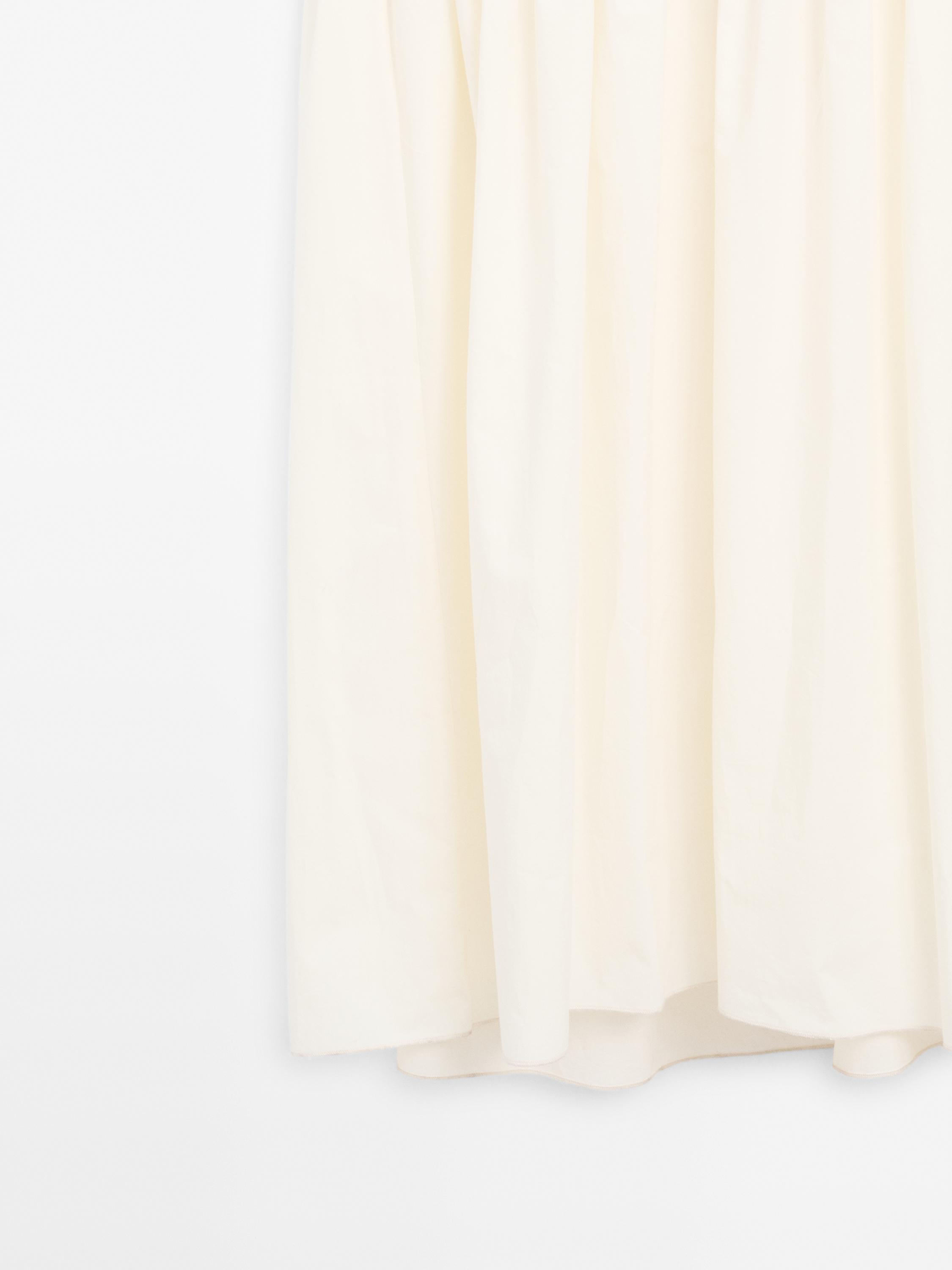 Contrast long dress - Studio