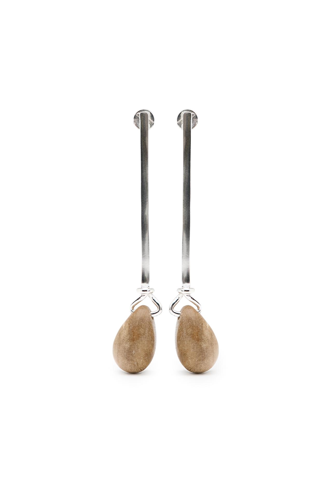 Seed dangle earrings - LIMITED EDITION — SILVER
