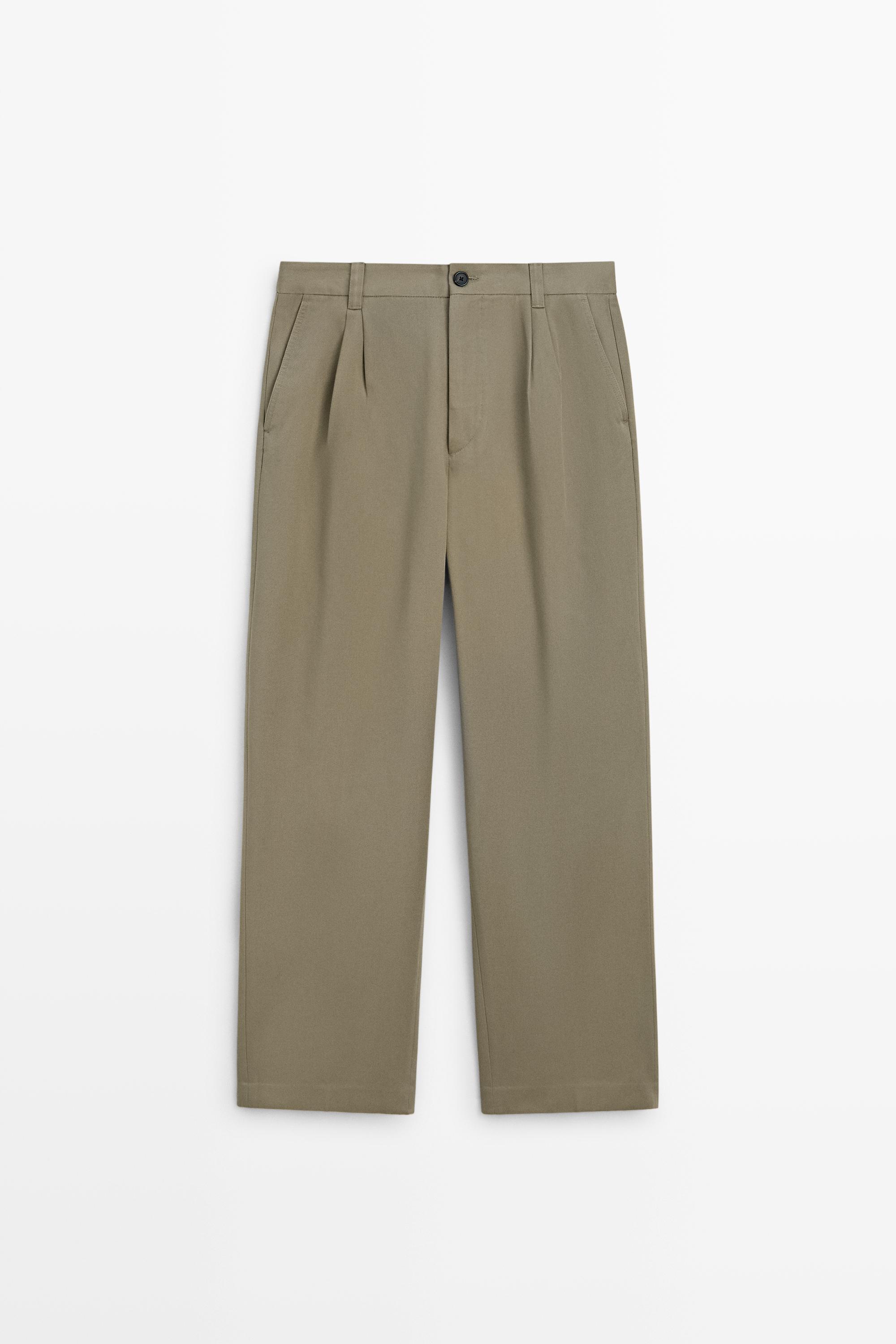 Pantalón doble pinza 100% algodón