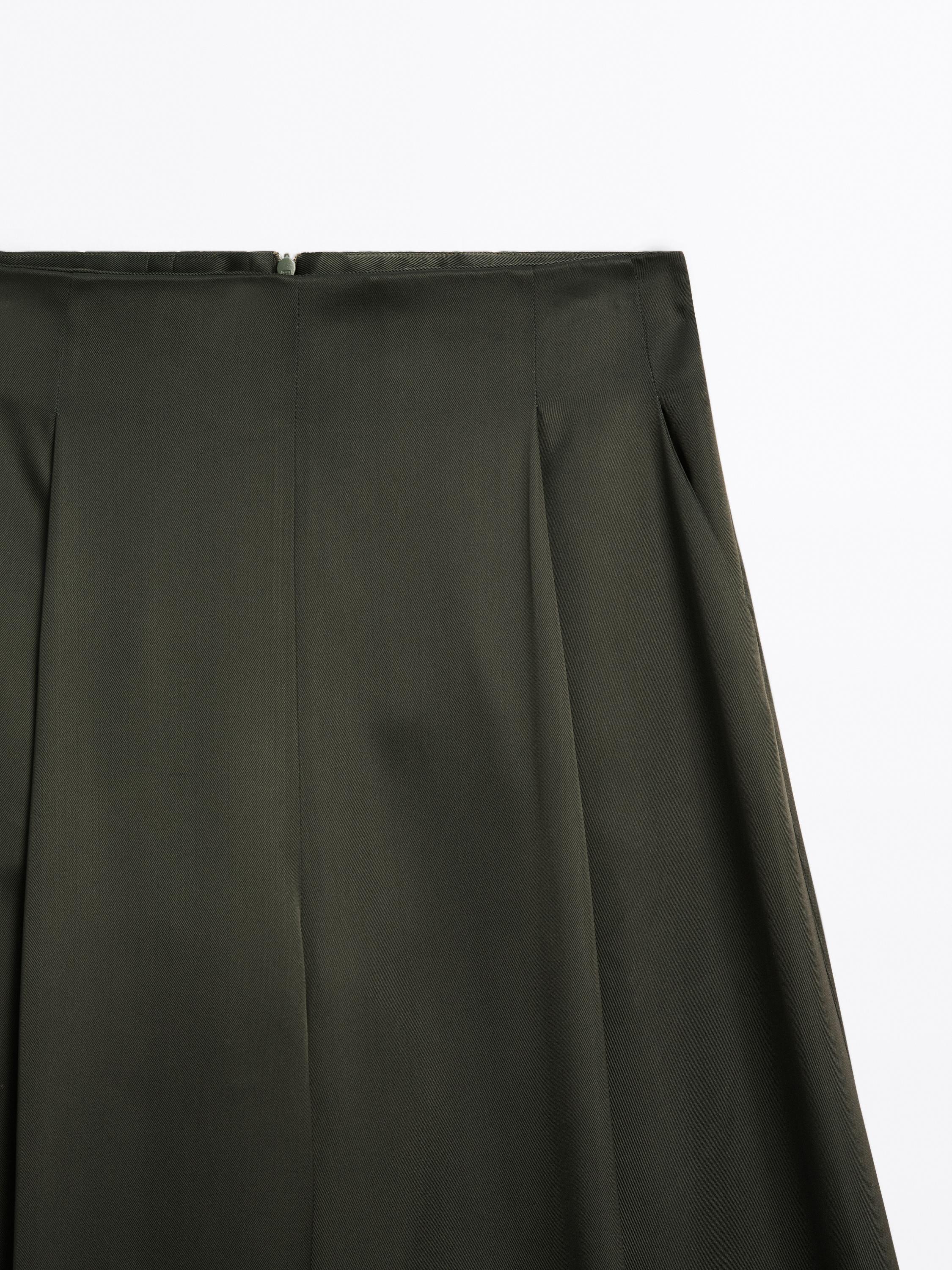 Pantalón ancho satinado - STUDIO