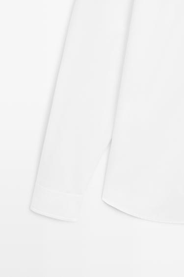 100% cotton relaxed fit shirt — WHITE 7