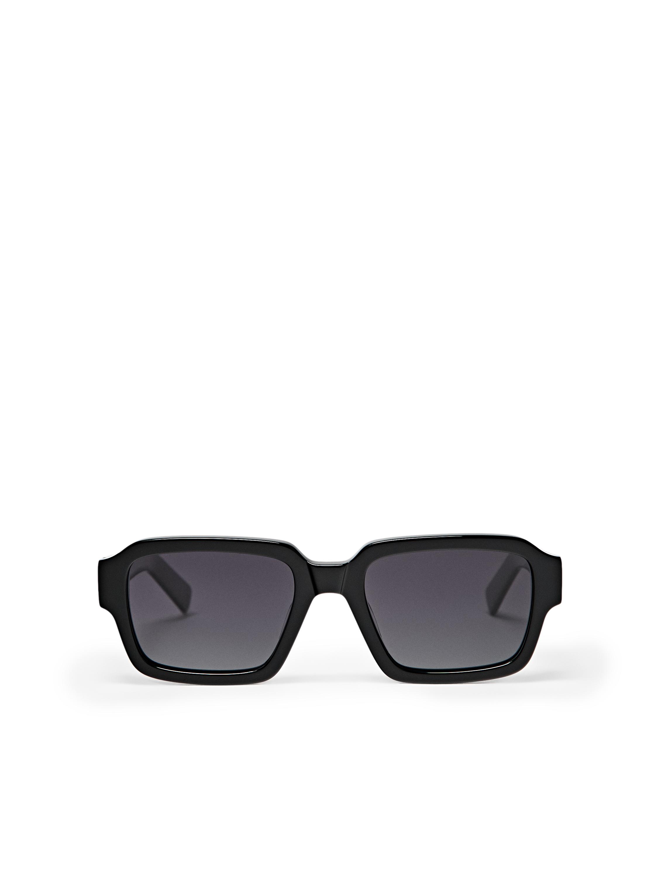 Rectangular sunglasses — BLACK