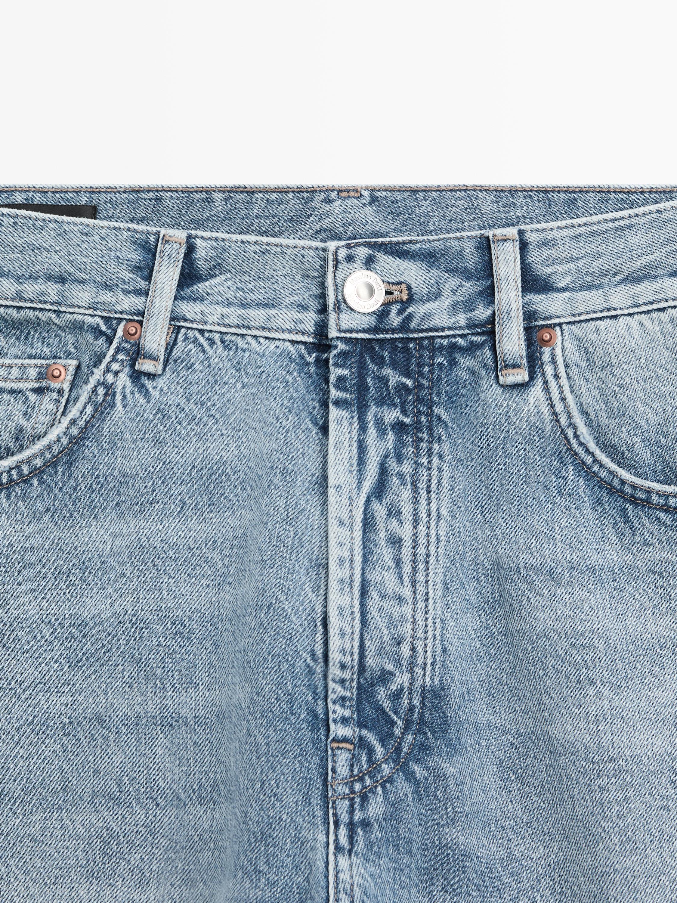 Straight-leg jeans — Light Blue