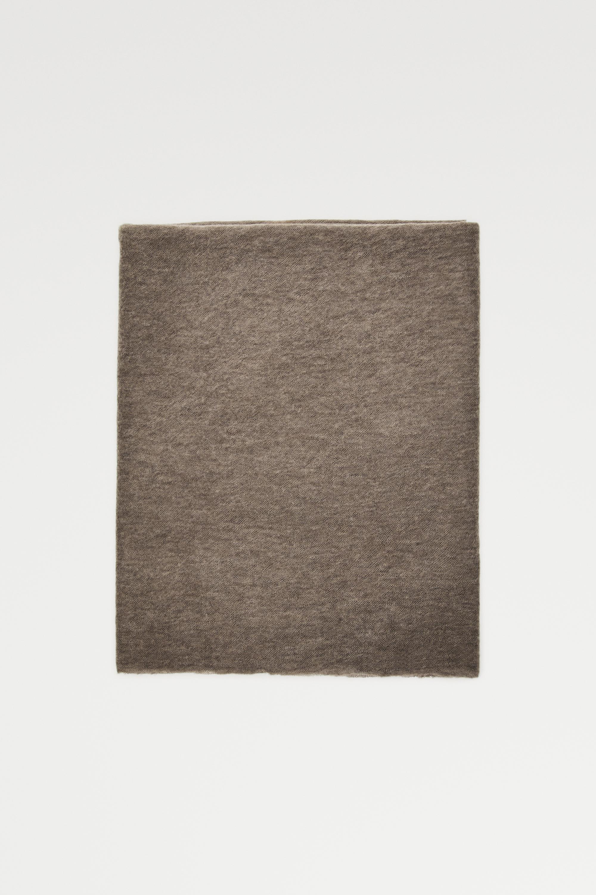 100% Cashmere scarf — MOLE BROWN