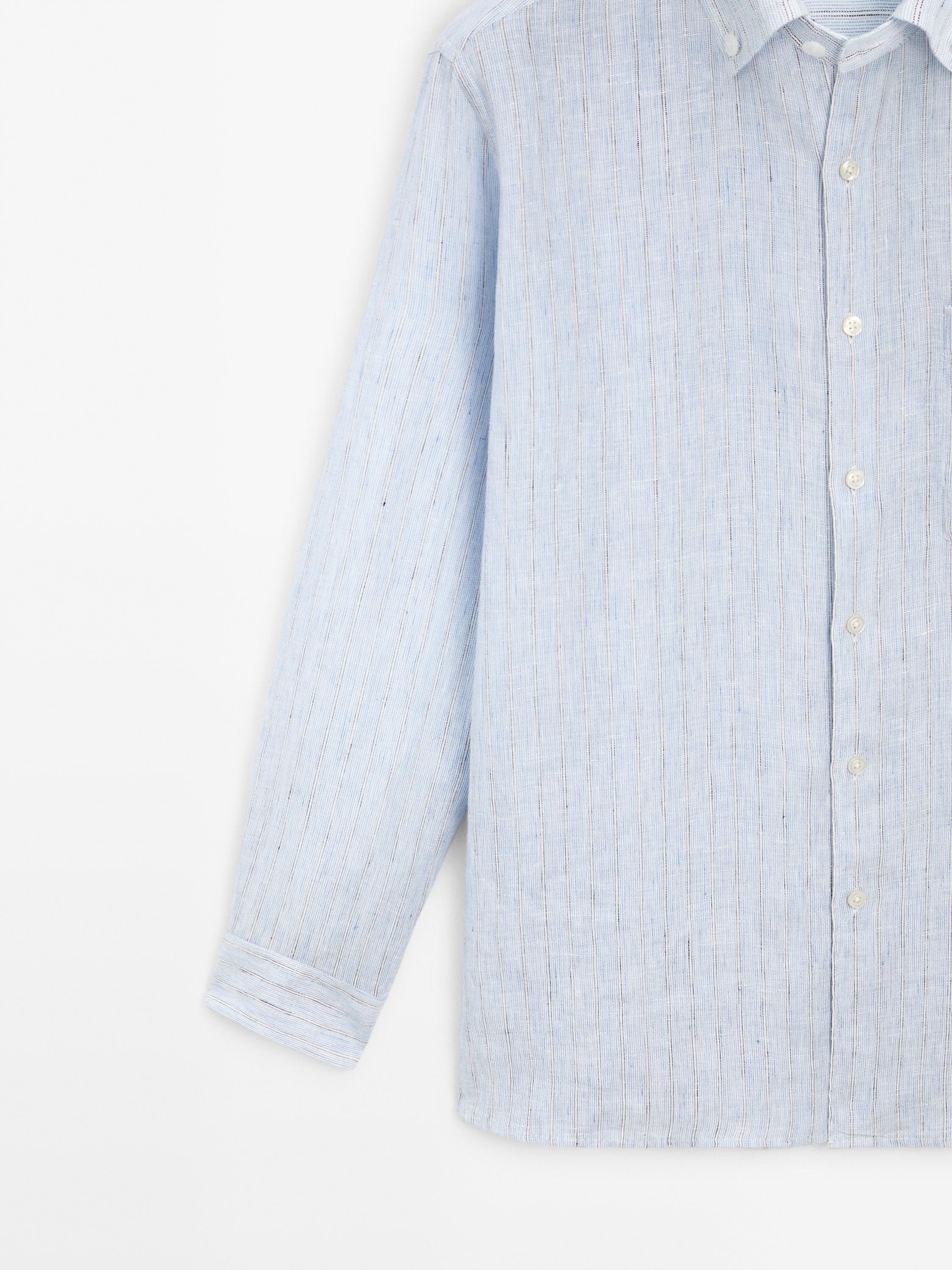 Camisa rayas regular fit