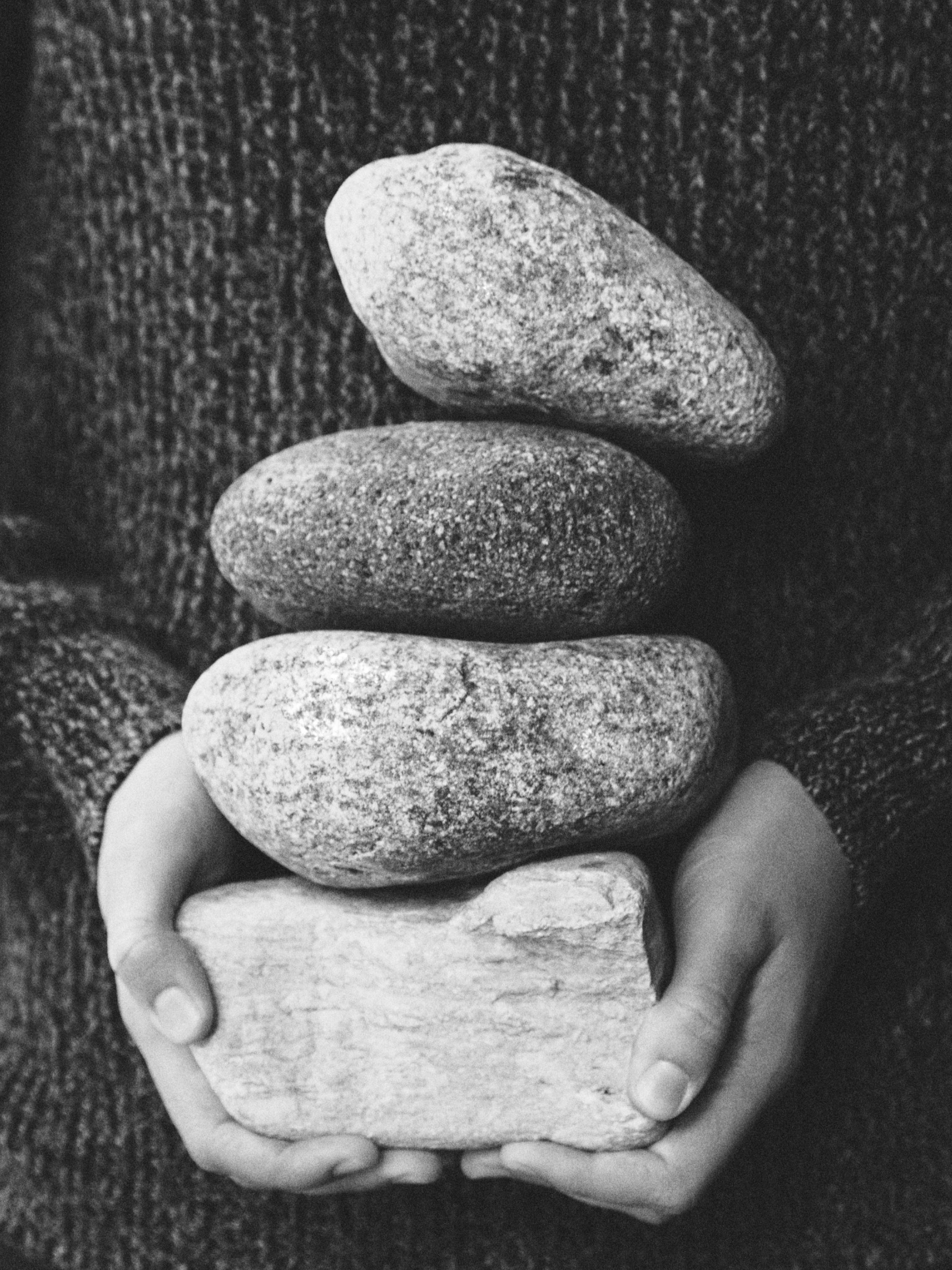 Wool round neck knit sweater