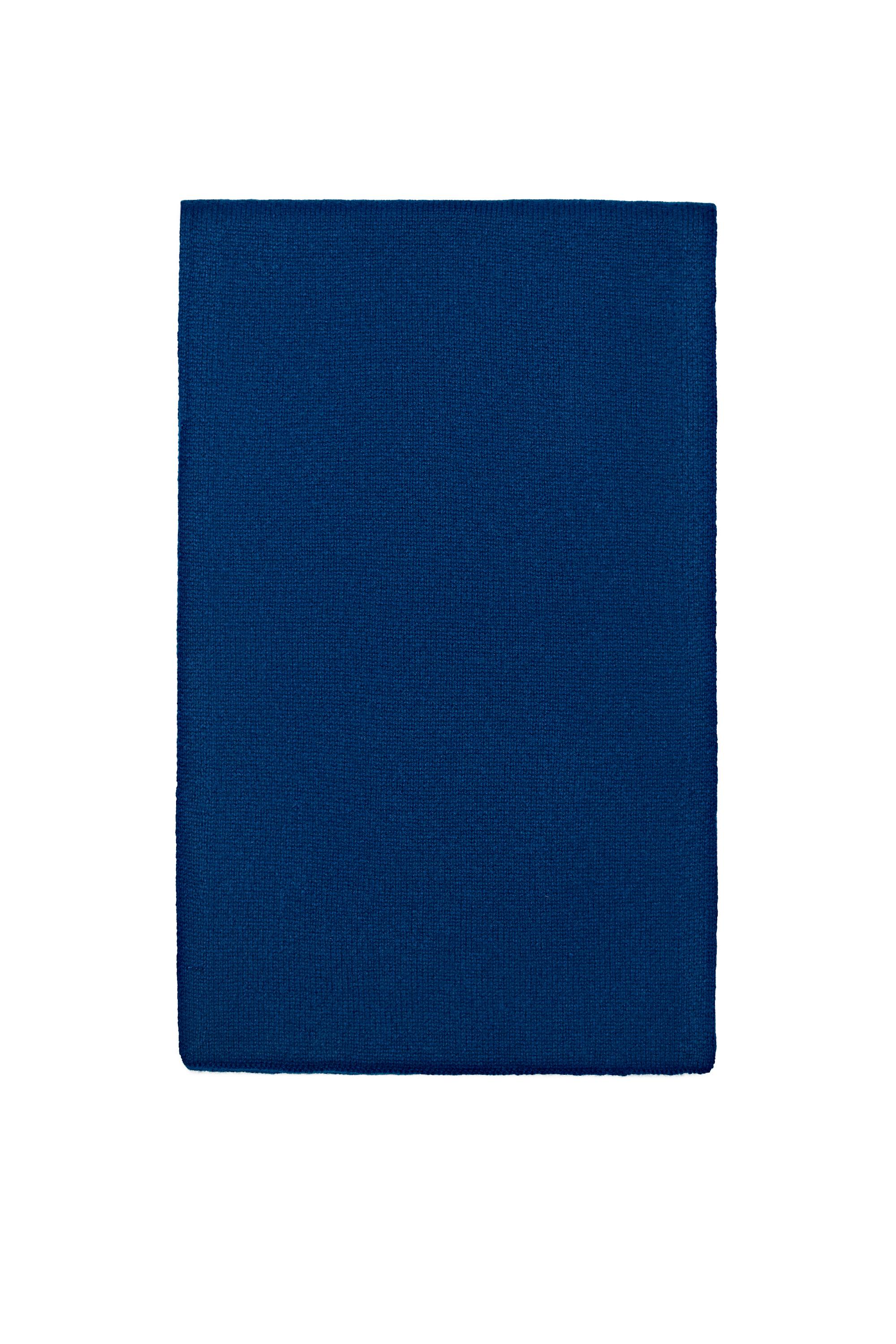 100% cashmere scarf — INK BLUE