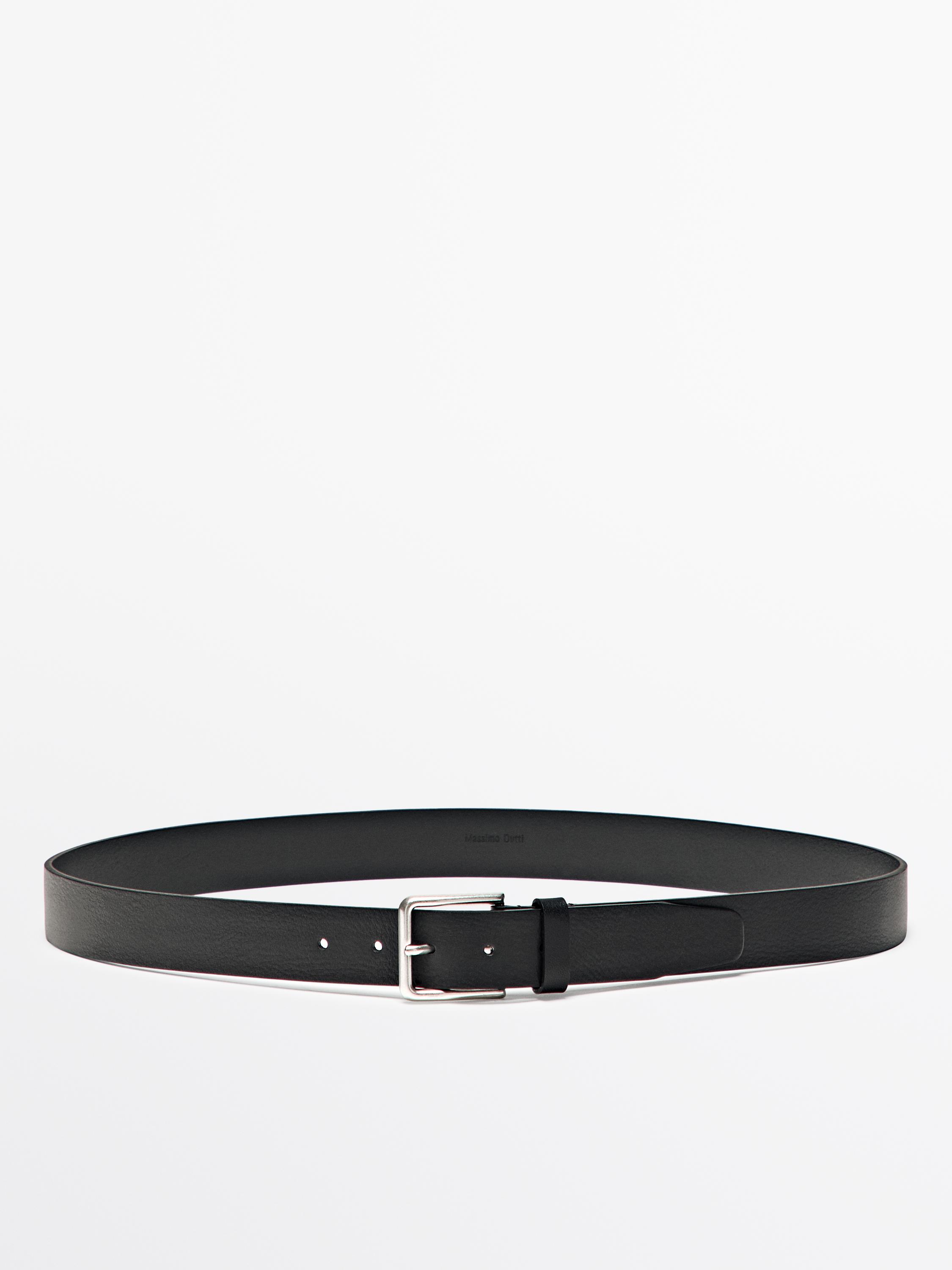 Nappa leather belt