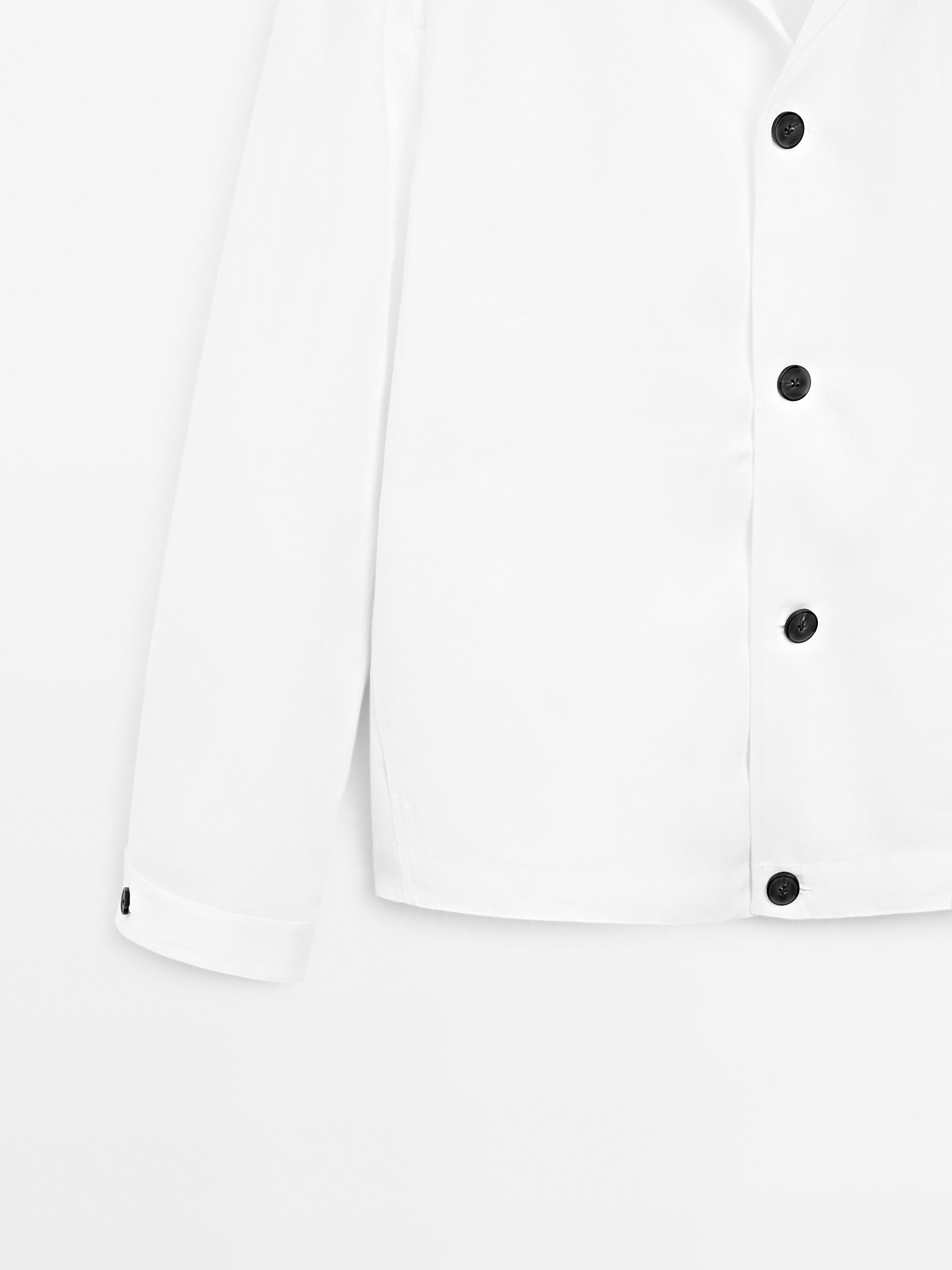 Lightweight 100% linen overshirt