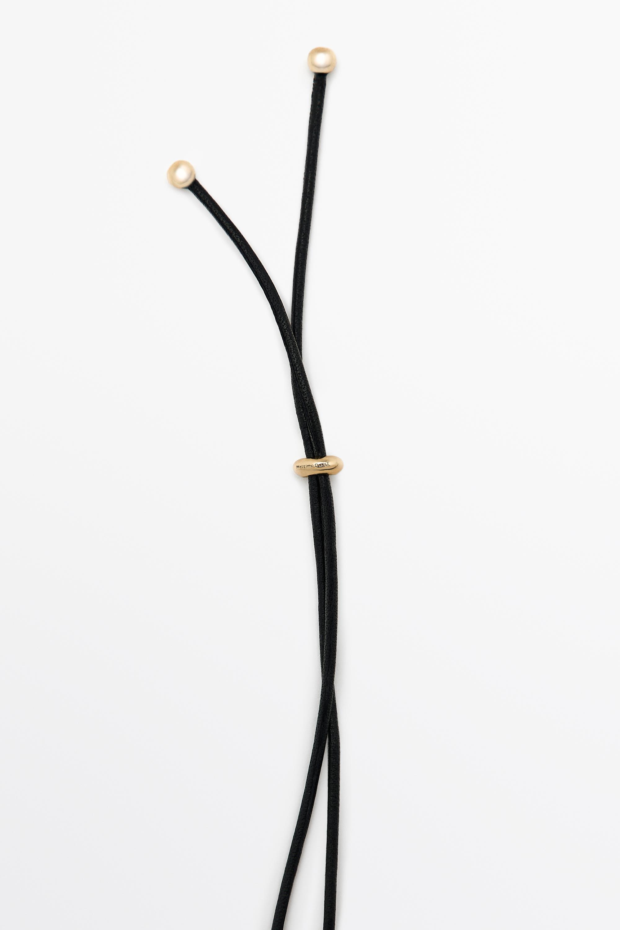 Oval bag pendant necklace — GOLDEN