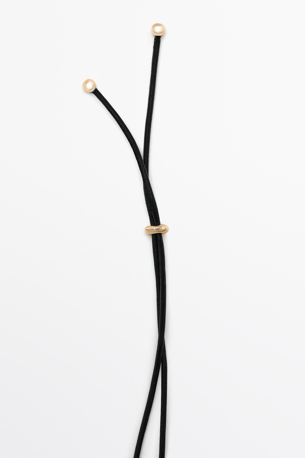 Oval bag pendant necklace — GOLDEN
