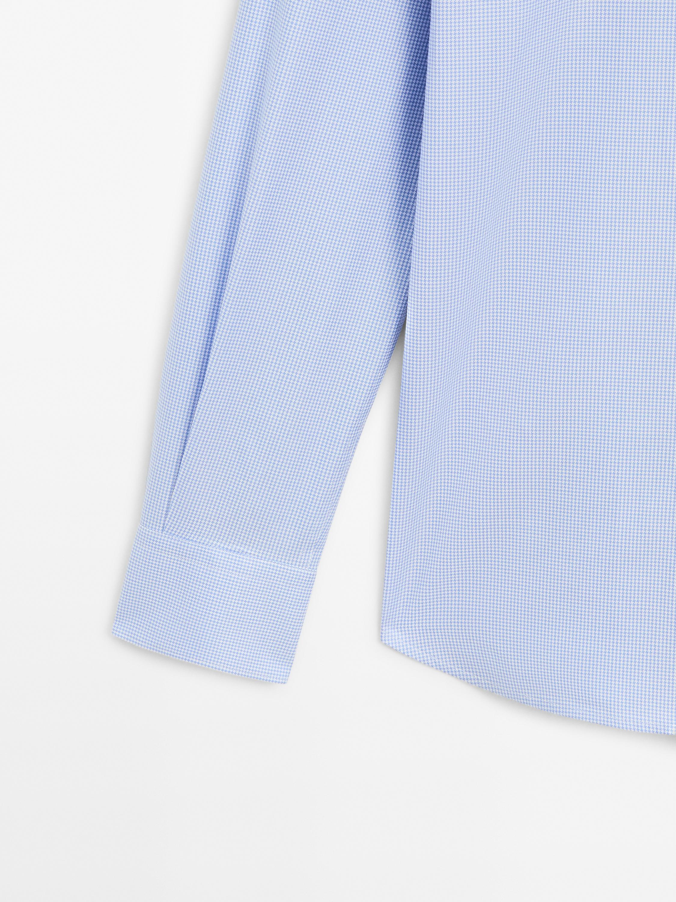 Slim fit 100% cotton shirt