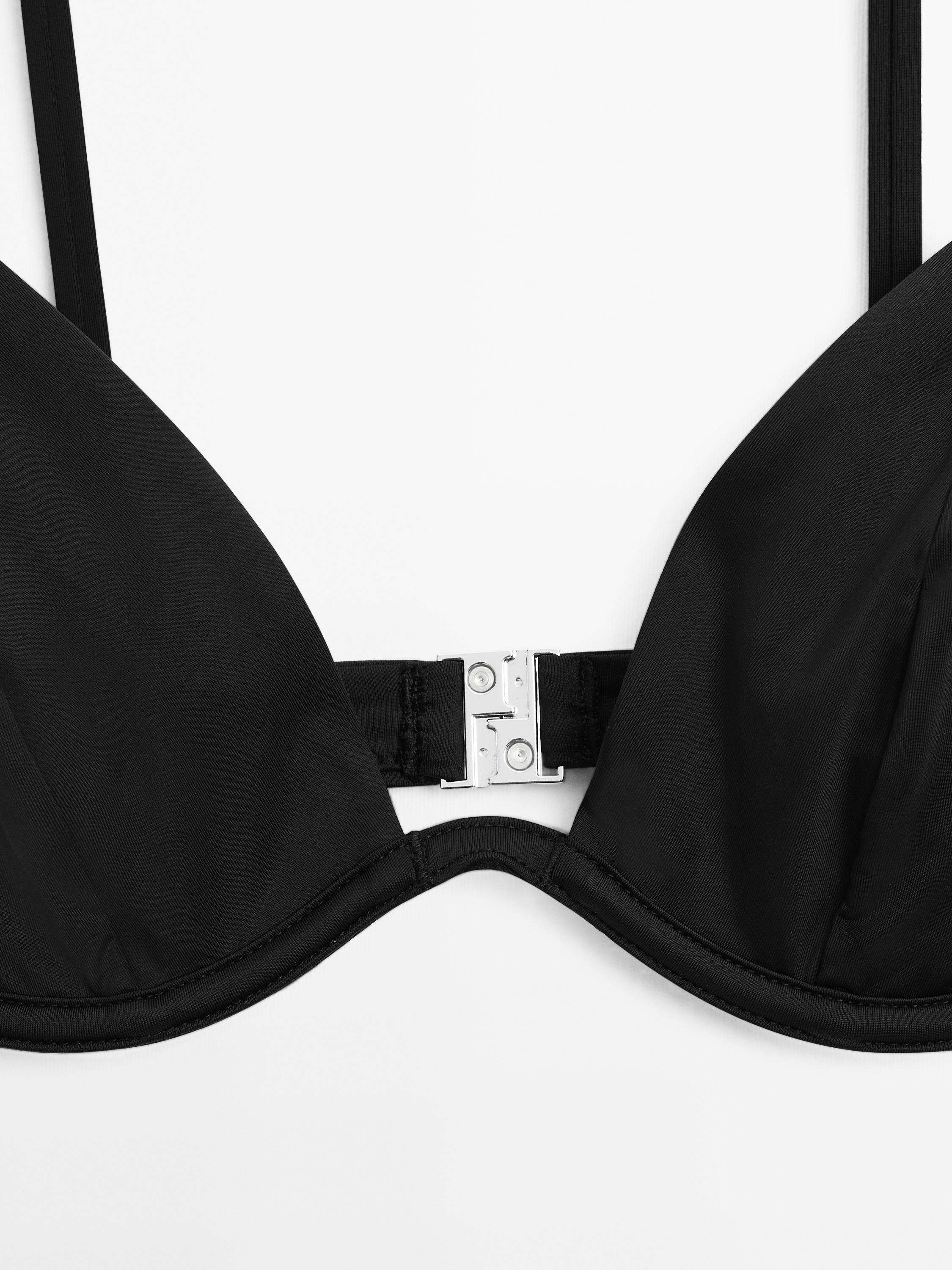 Bikini top with underwire
