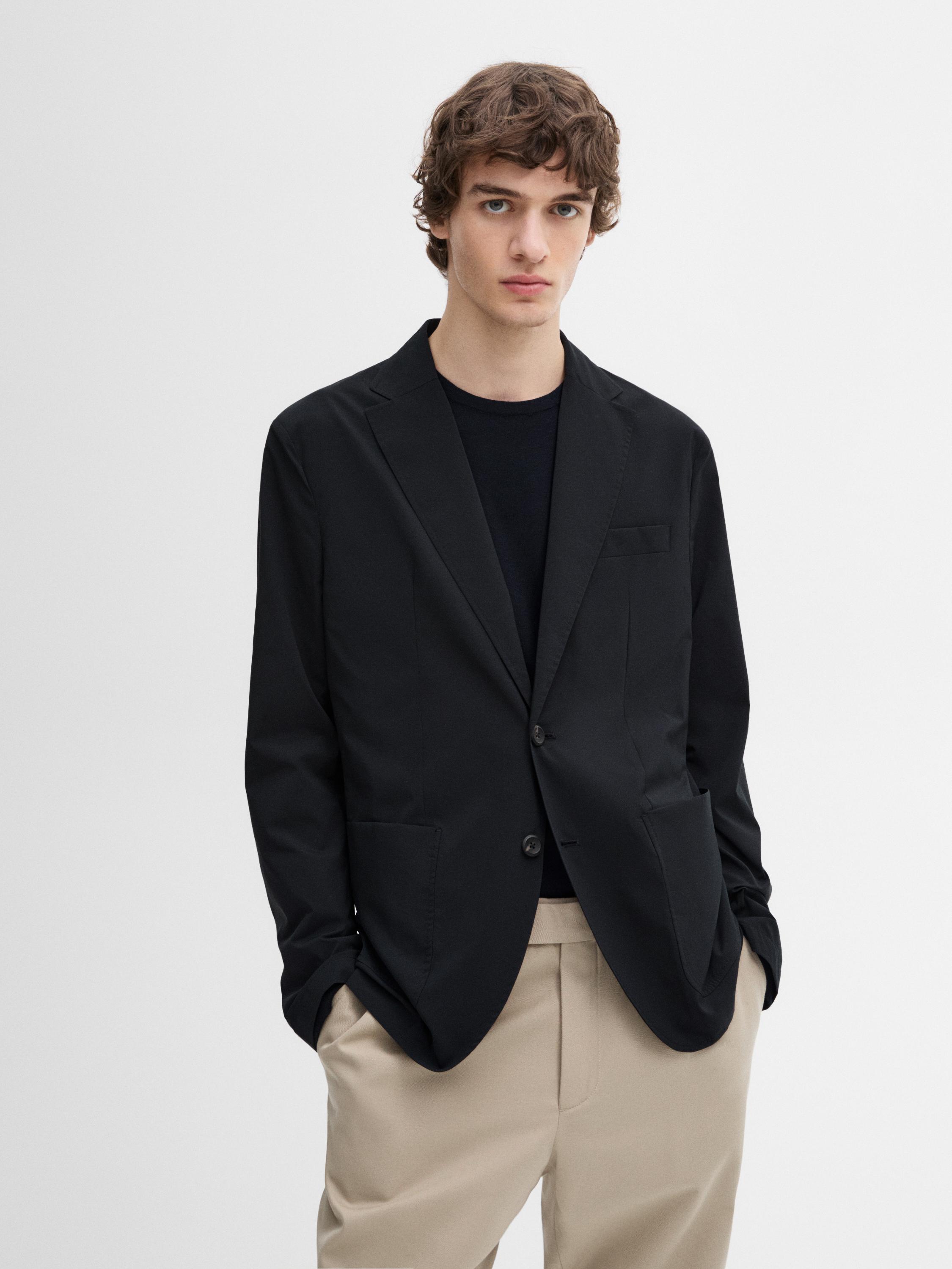 Blazer mit Strukturmuster