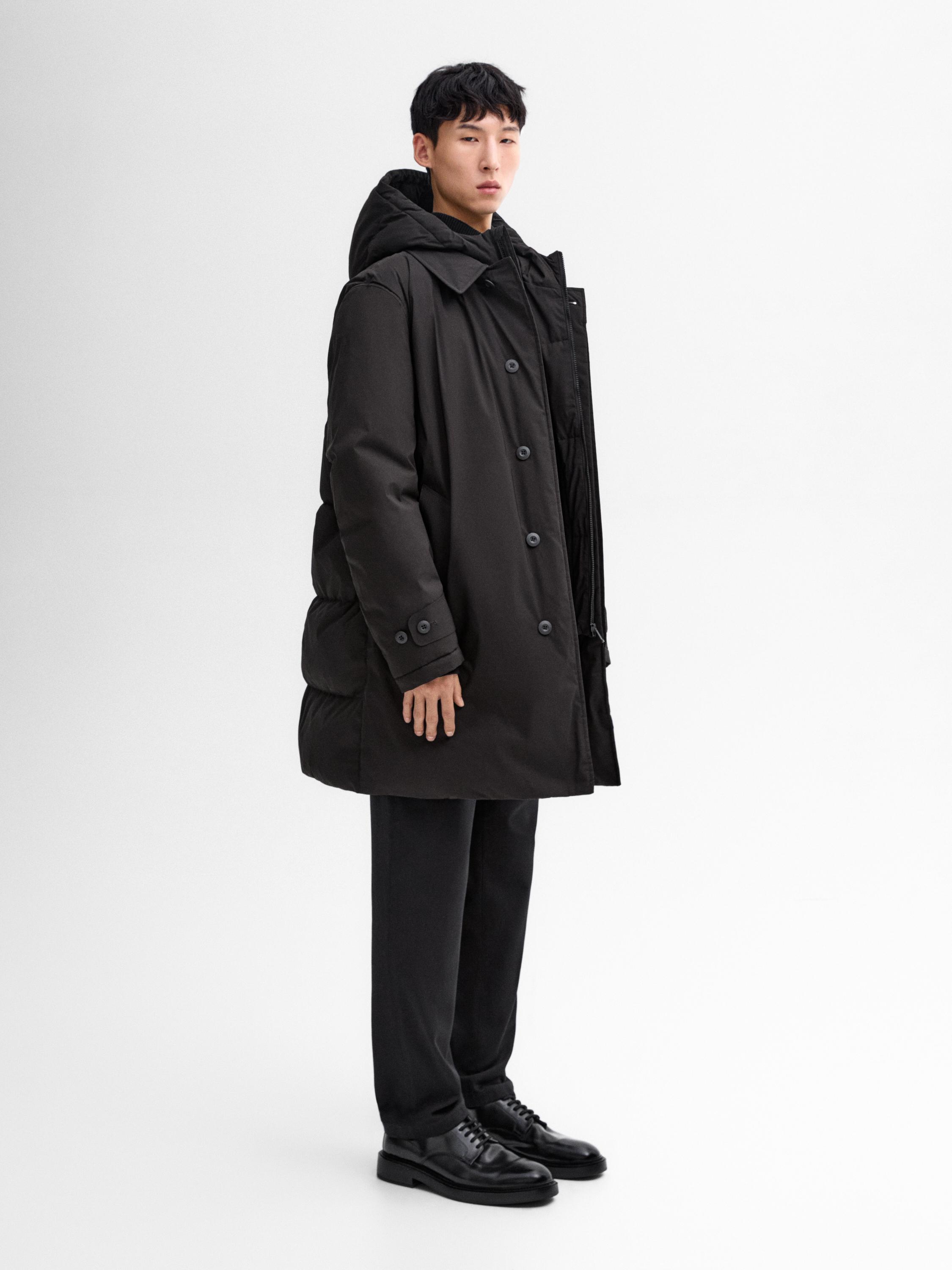 Massimo dutti parka homme sale