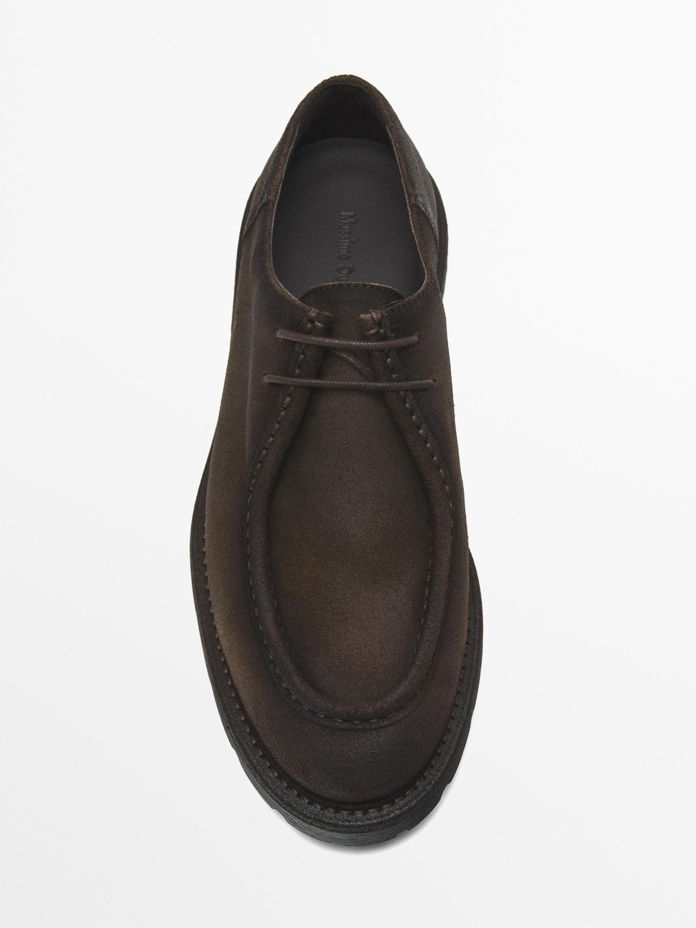 Schuhe Wulstnaht gefettet