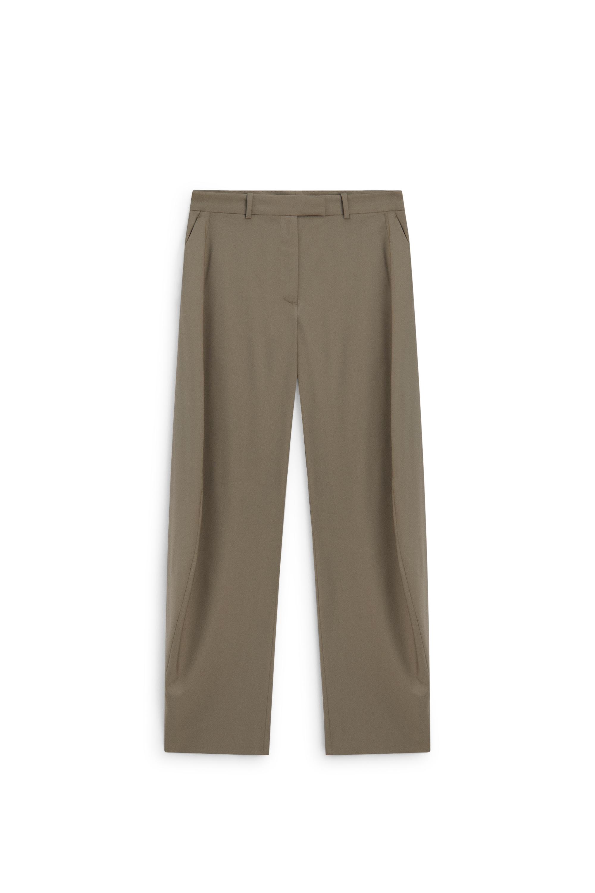 Wide-leg side seam pants - LIMITED EDITION by Massimo Dutti