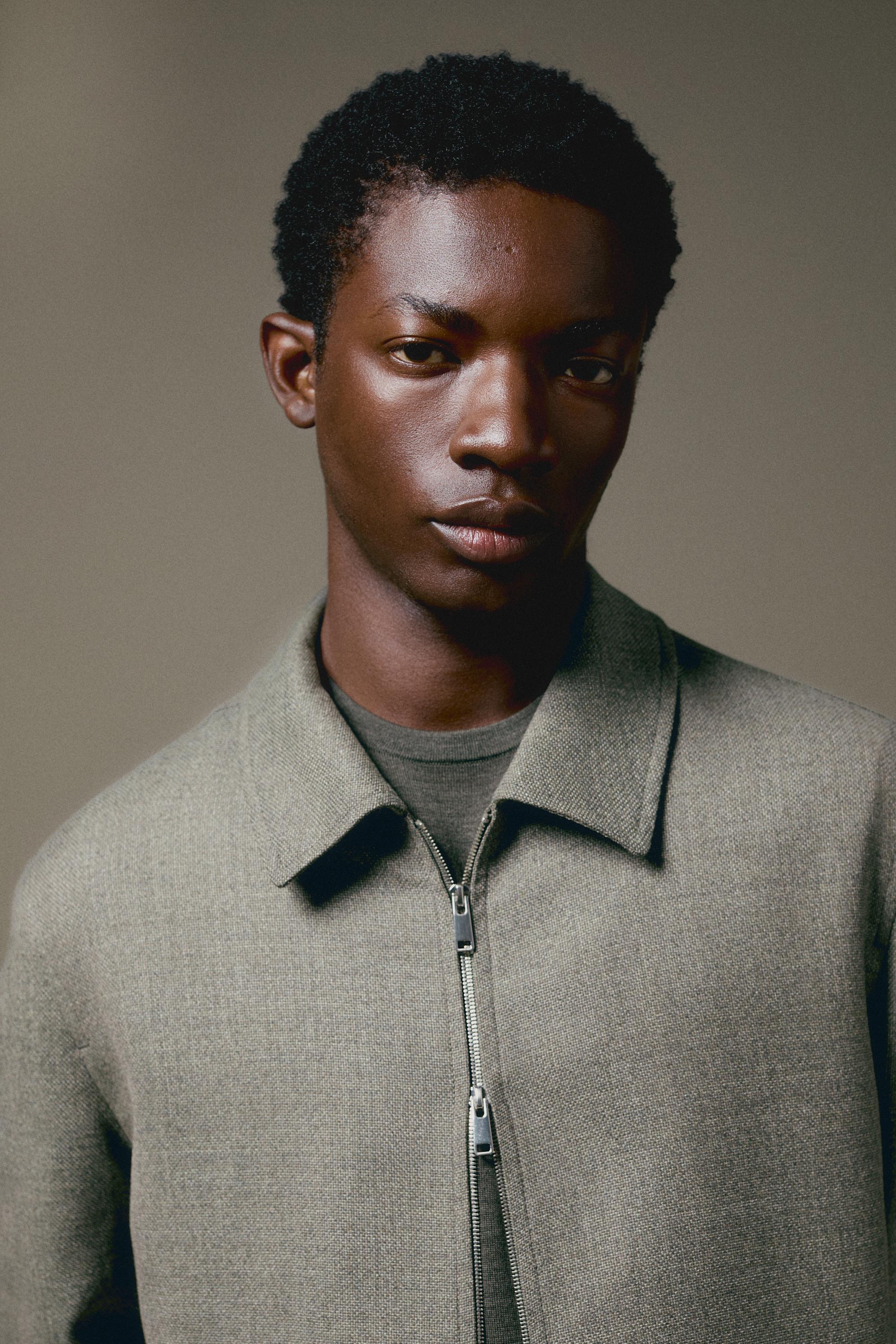 100% wool structured jacket