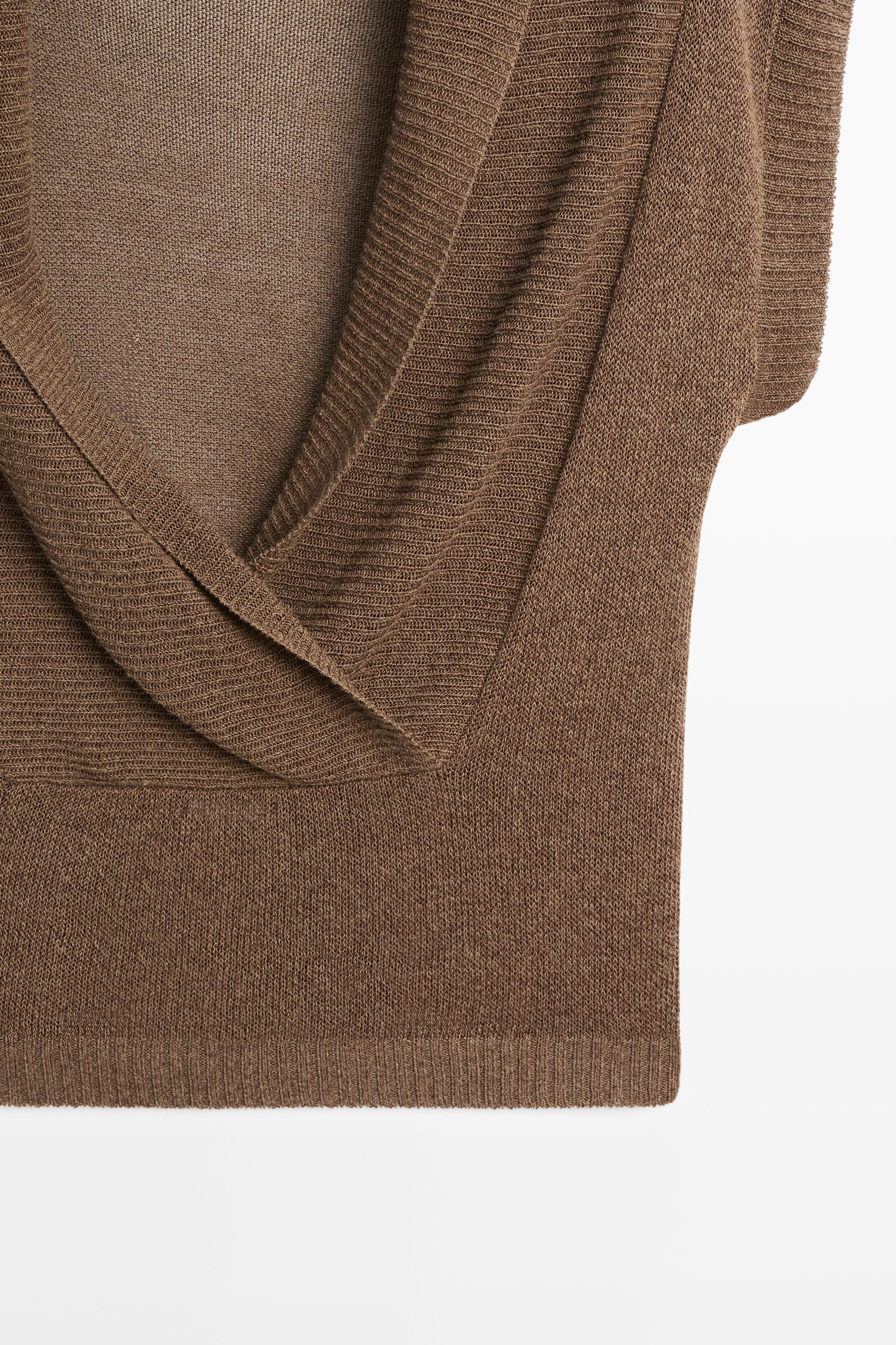 Massimo Dutti Sırtı çapraz triko kazak görsel 6
