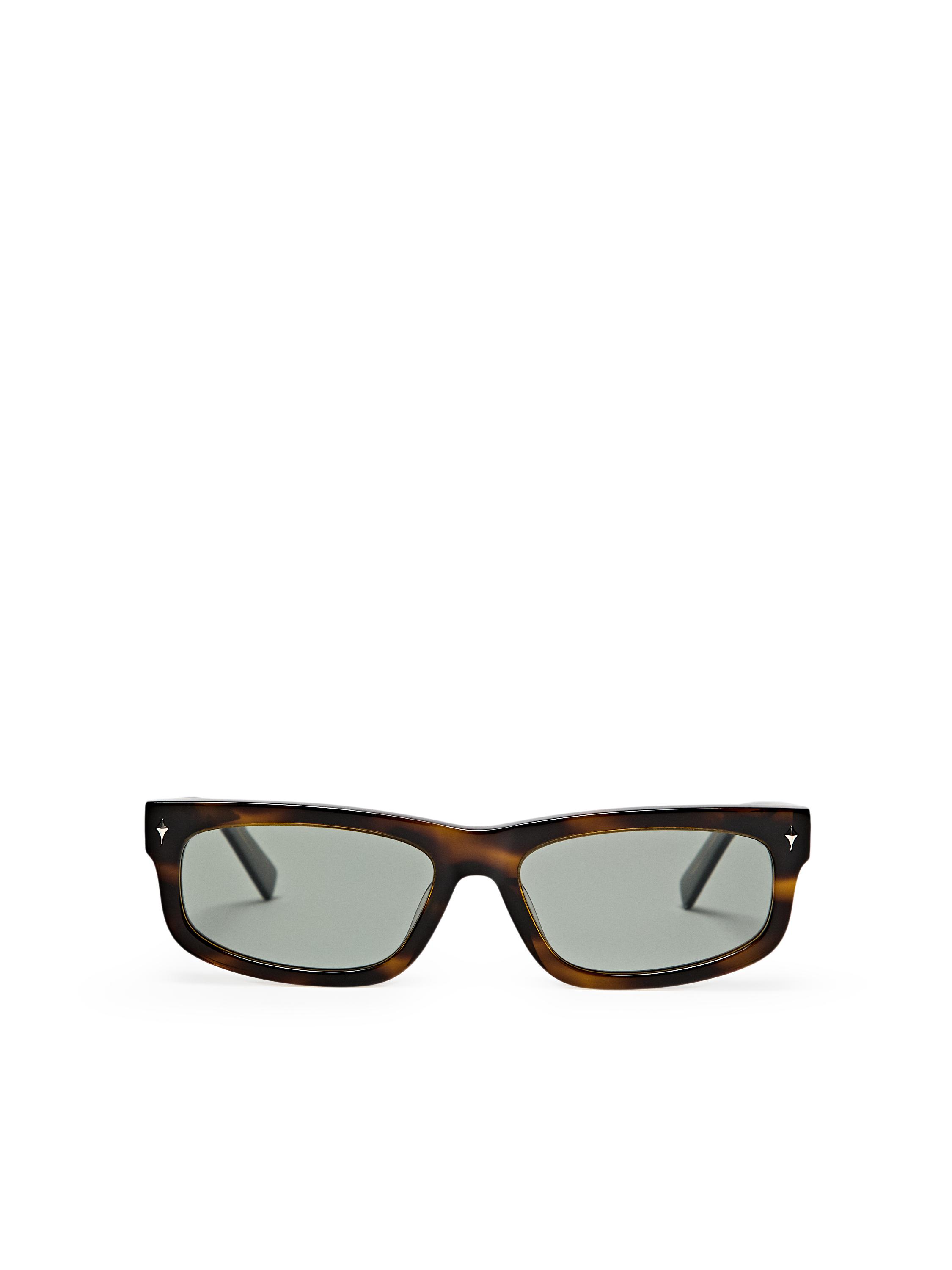 Narrow sunglasses — BROWN