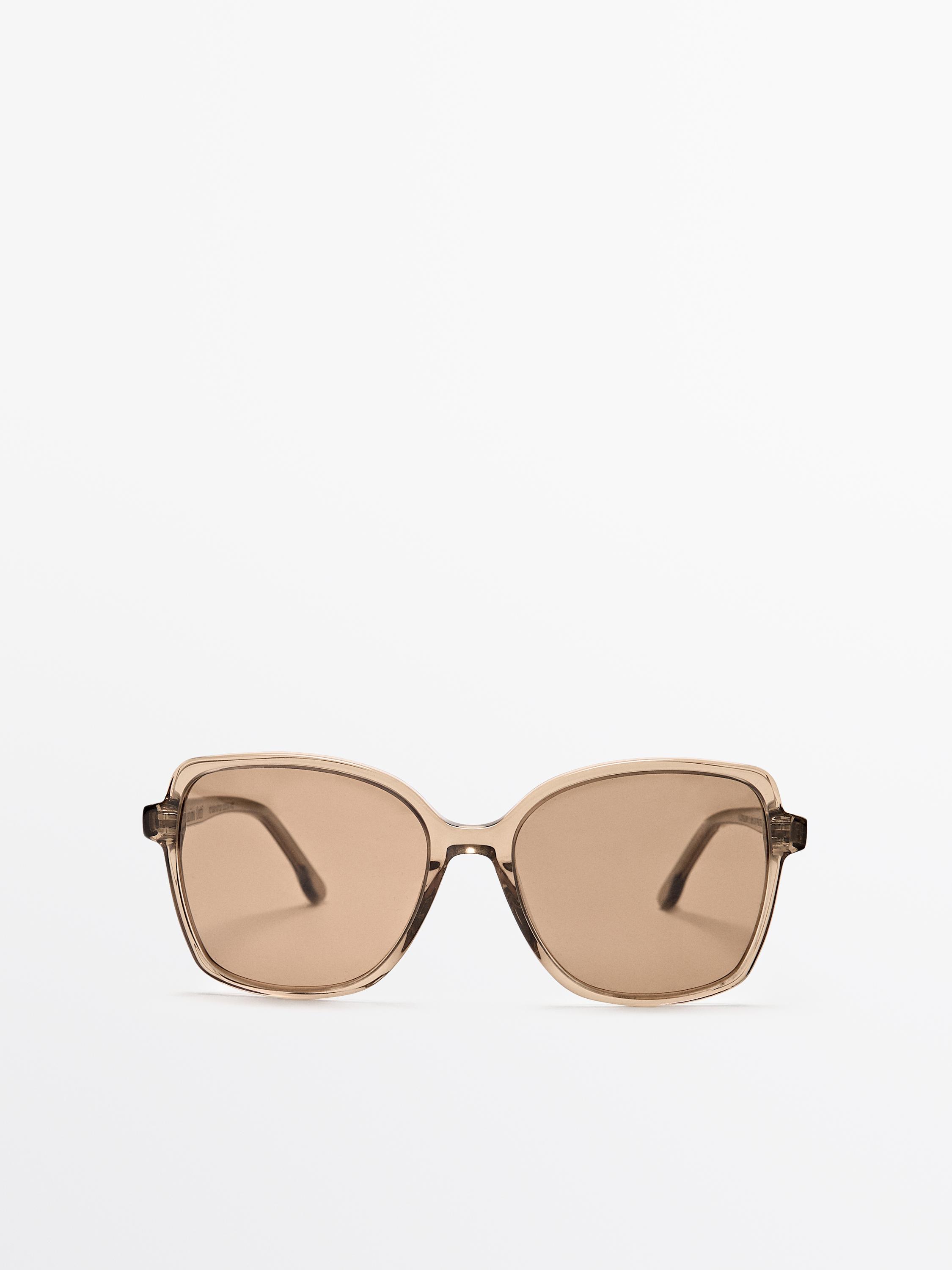 Square sunglasses — Caramel