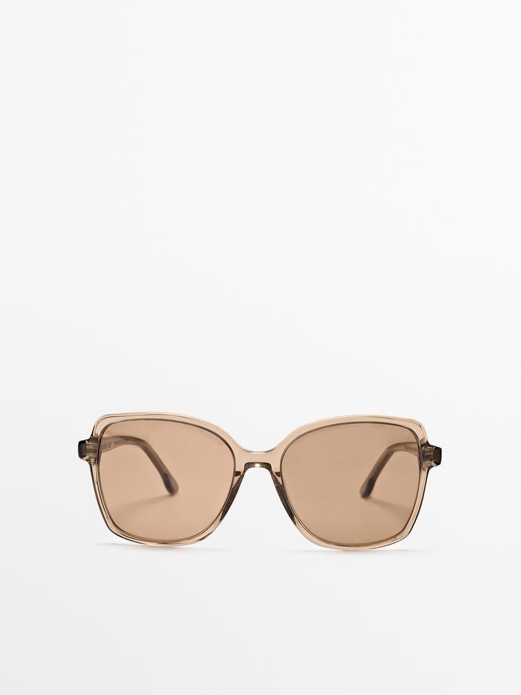 Square sunglasses — Caramel