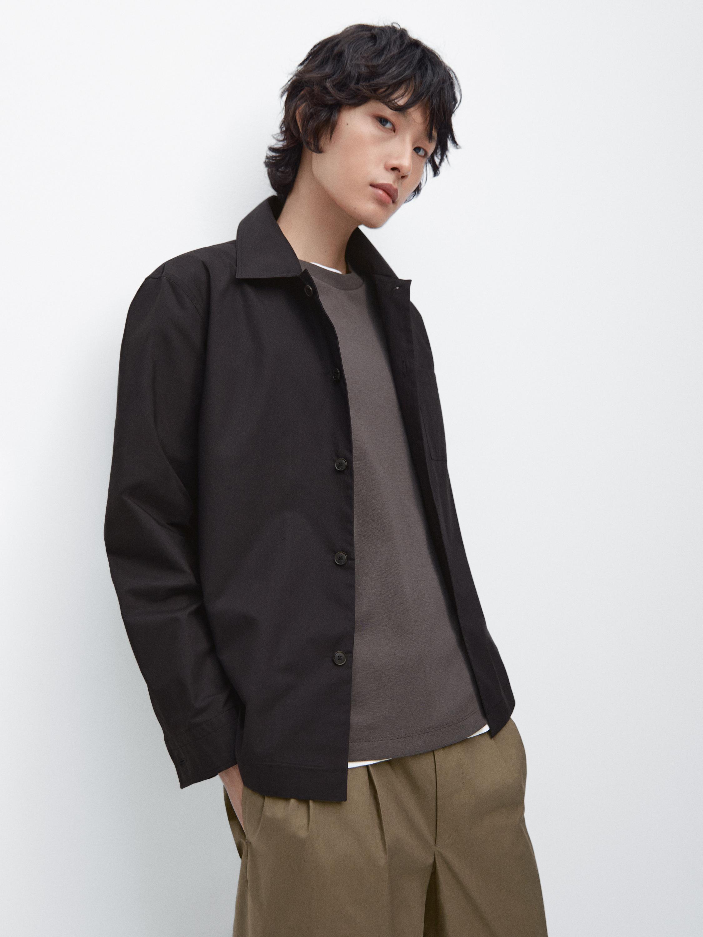 100% cotton overshirt