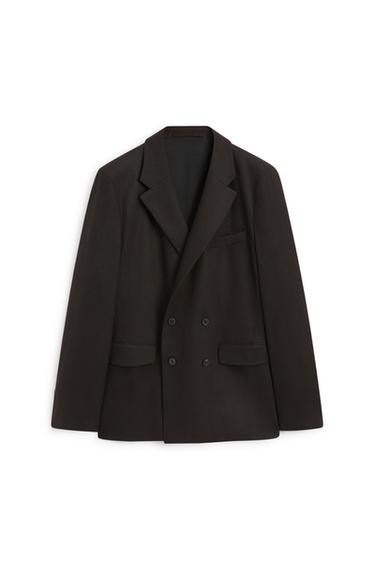 Wool blend flannel suit blazer - LIMITED EDITION — BROWN 5