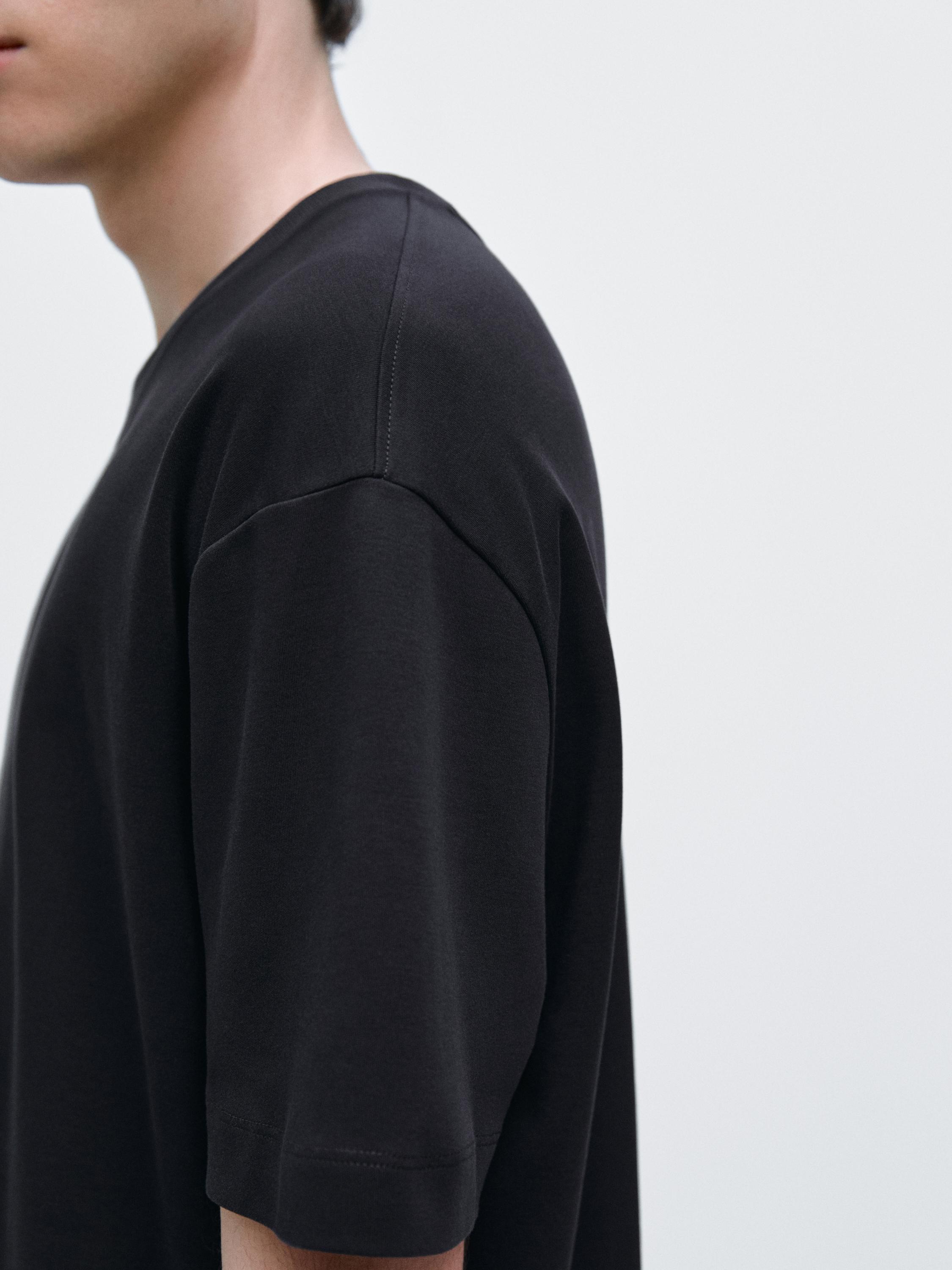 100% cotton short sleeve T-shirt — NAVY BLUE