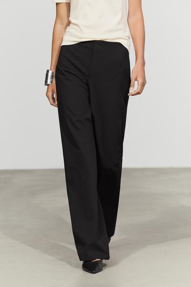 Technical straight-leg pants — BLACK 3