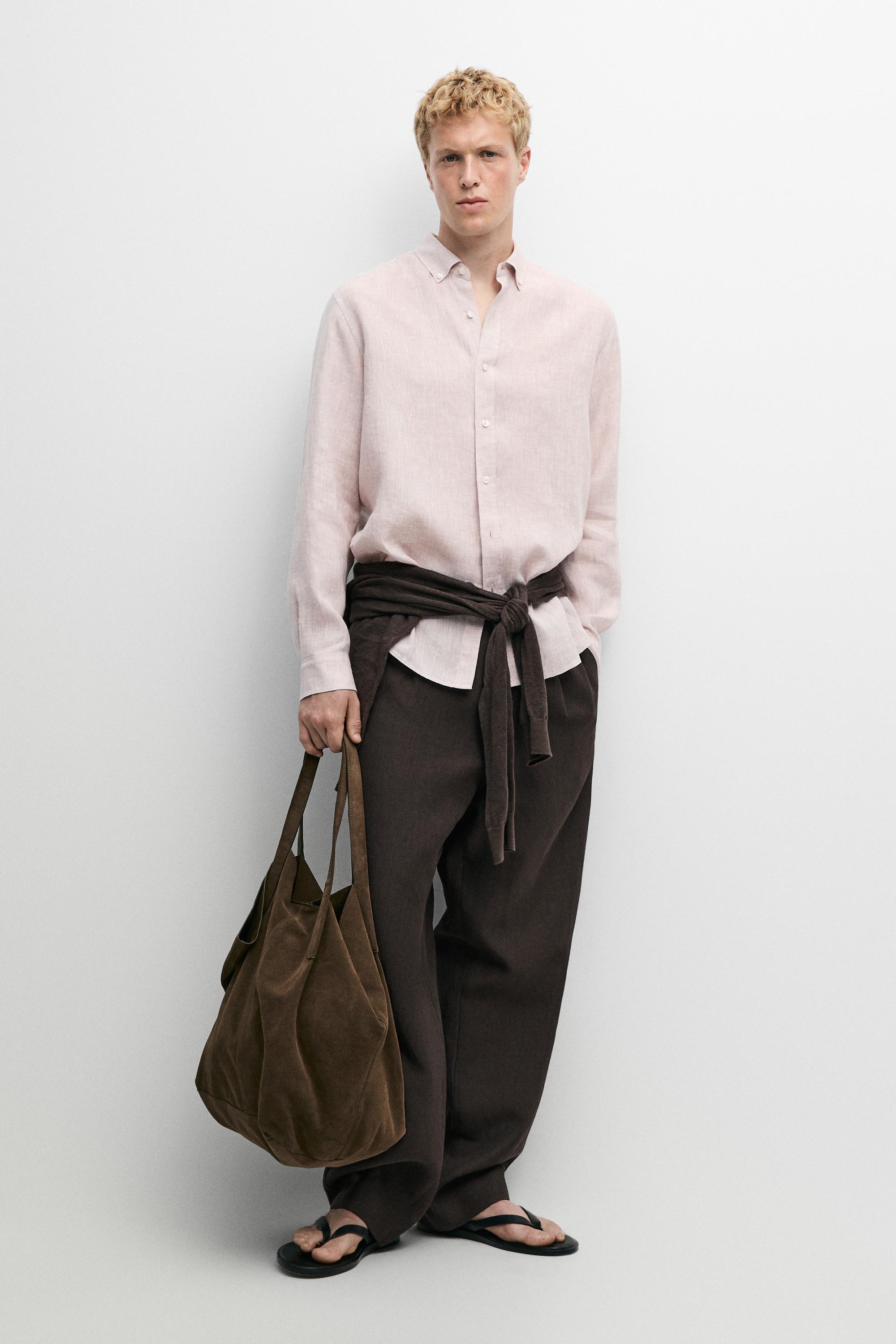 100% Linen regular fit shirt