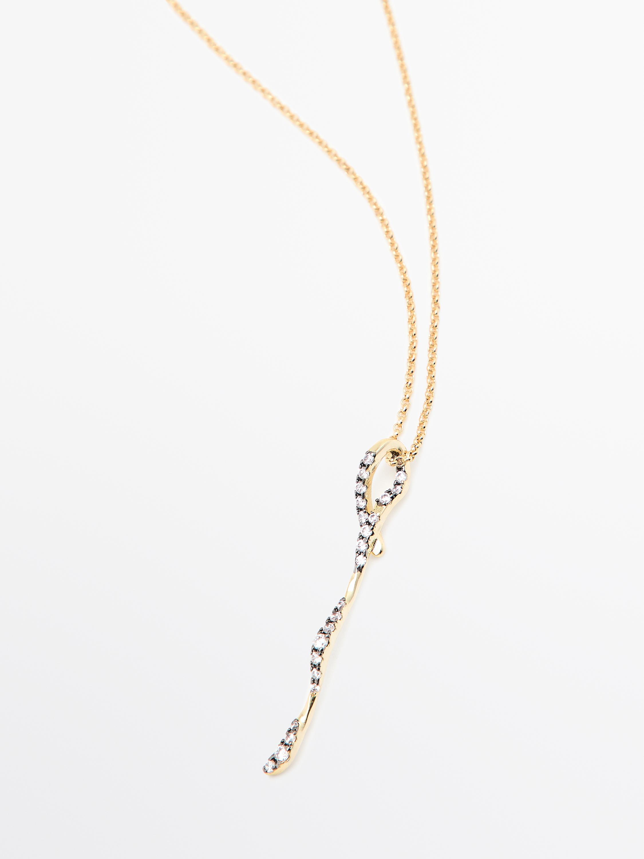 Подвеска со стразами