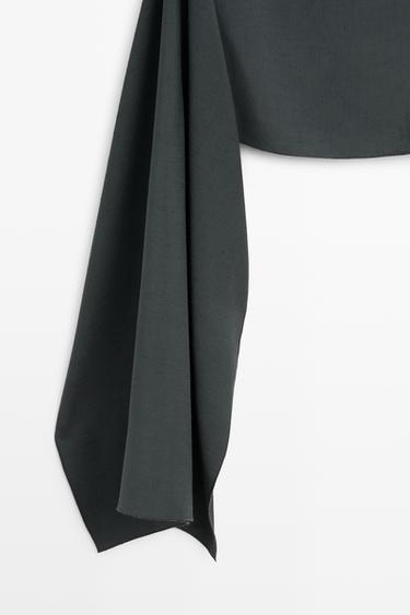 Flowing asymmetric total look cape - STUDIO — PETROLEUM 6