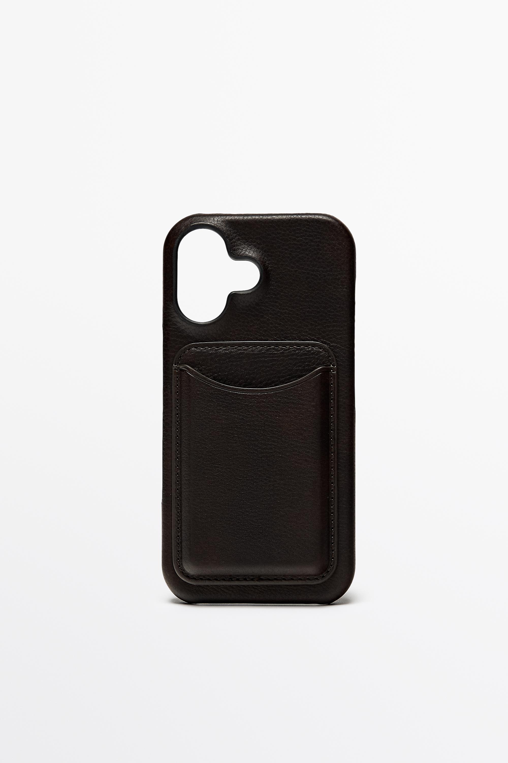 Nappa leather iPhone 17 case