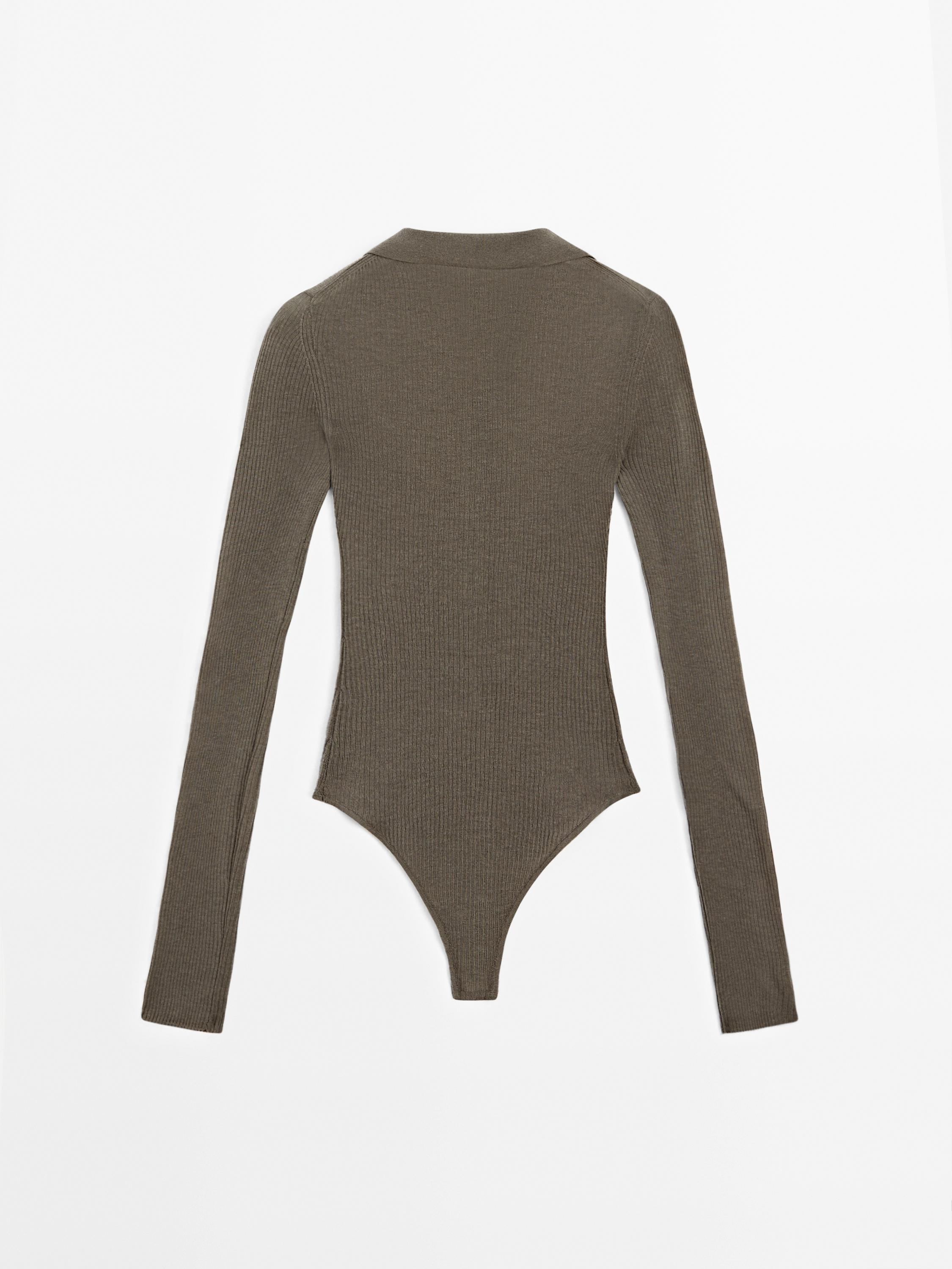 Ribbed knit bodysuit - STUDIO