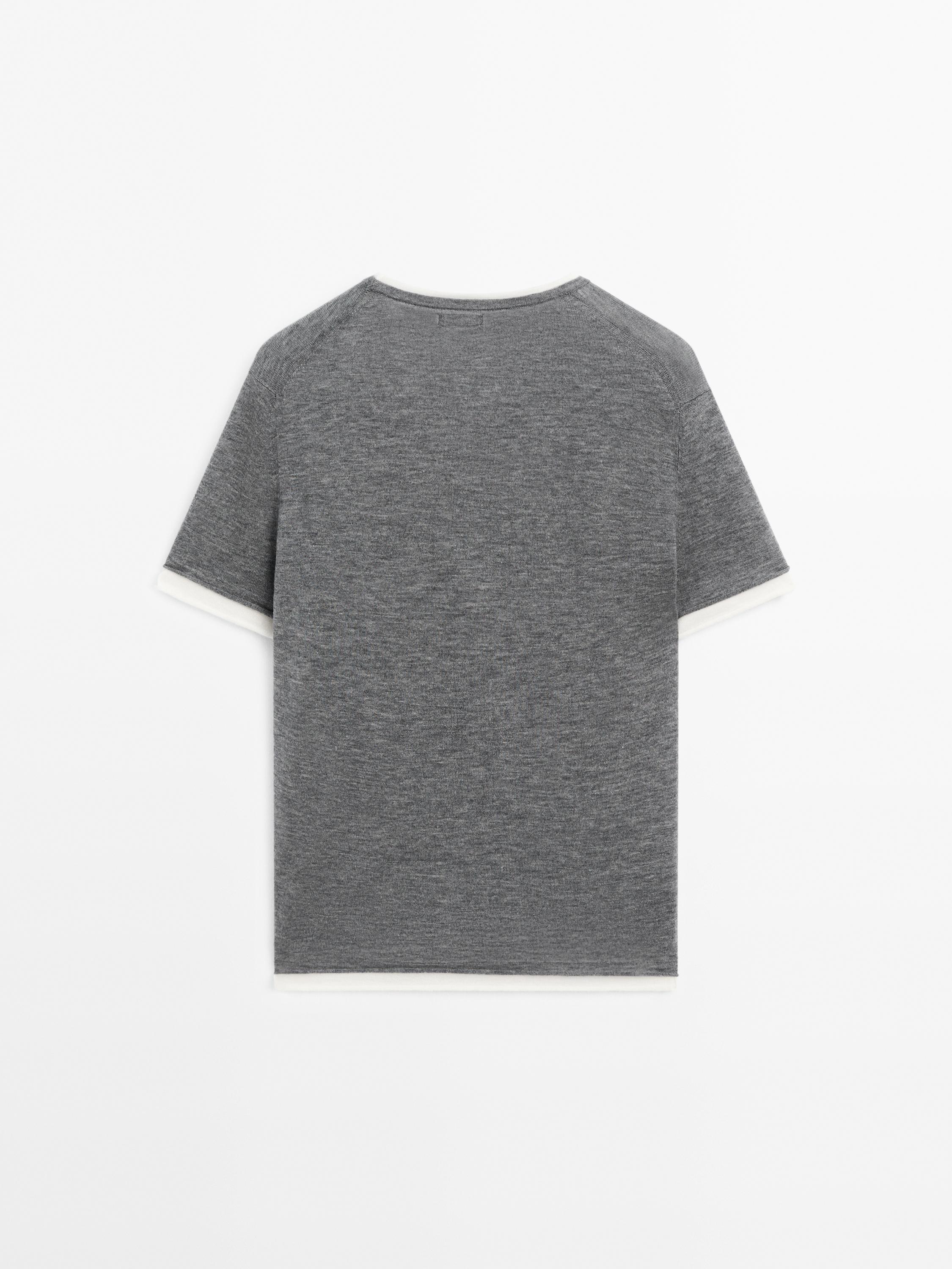 Knit double-effect T-shirt