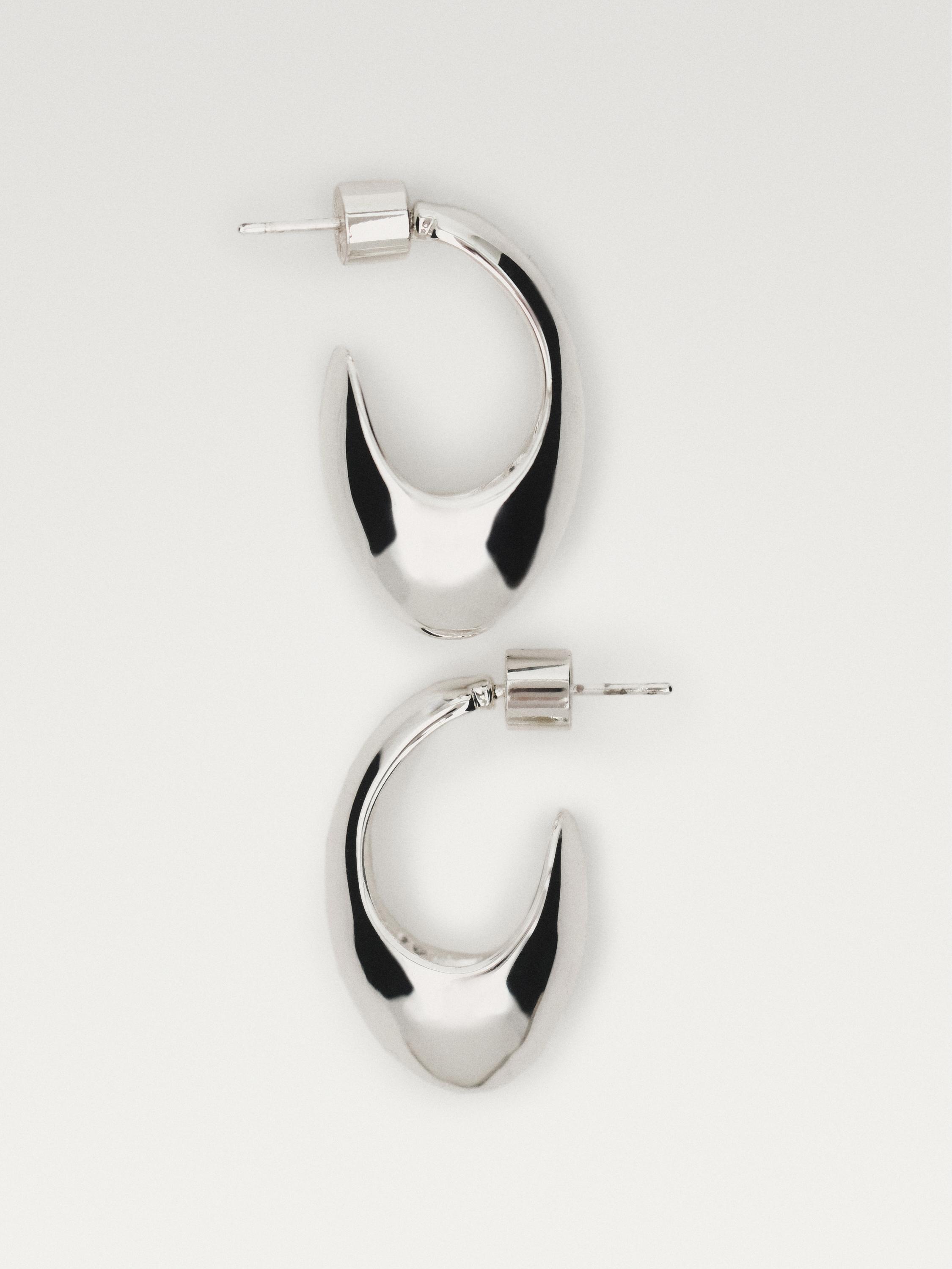 ★ Massimo Dutti★ oval l earrings 04605602808 EARRINGS - Massimo Dutti - HU