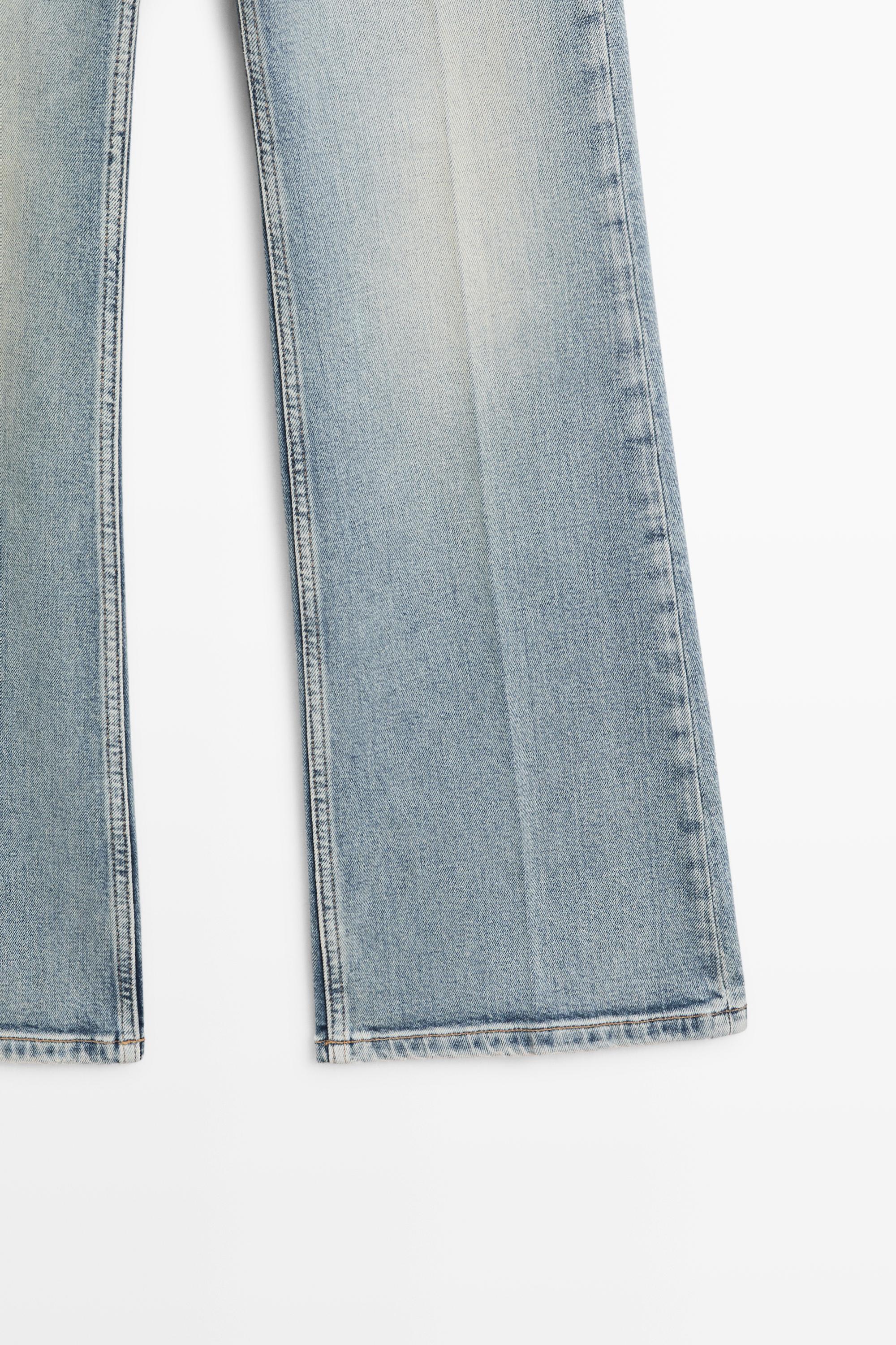 Mid-waist flare fit jeans — Light Blue