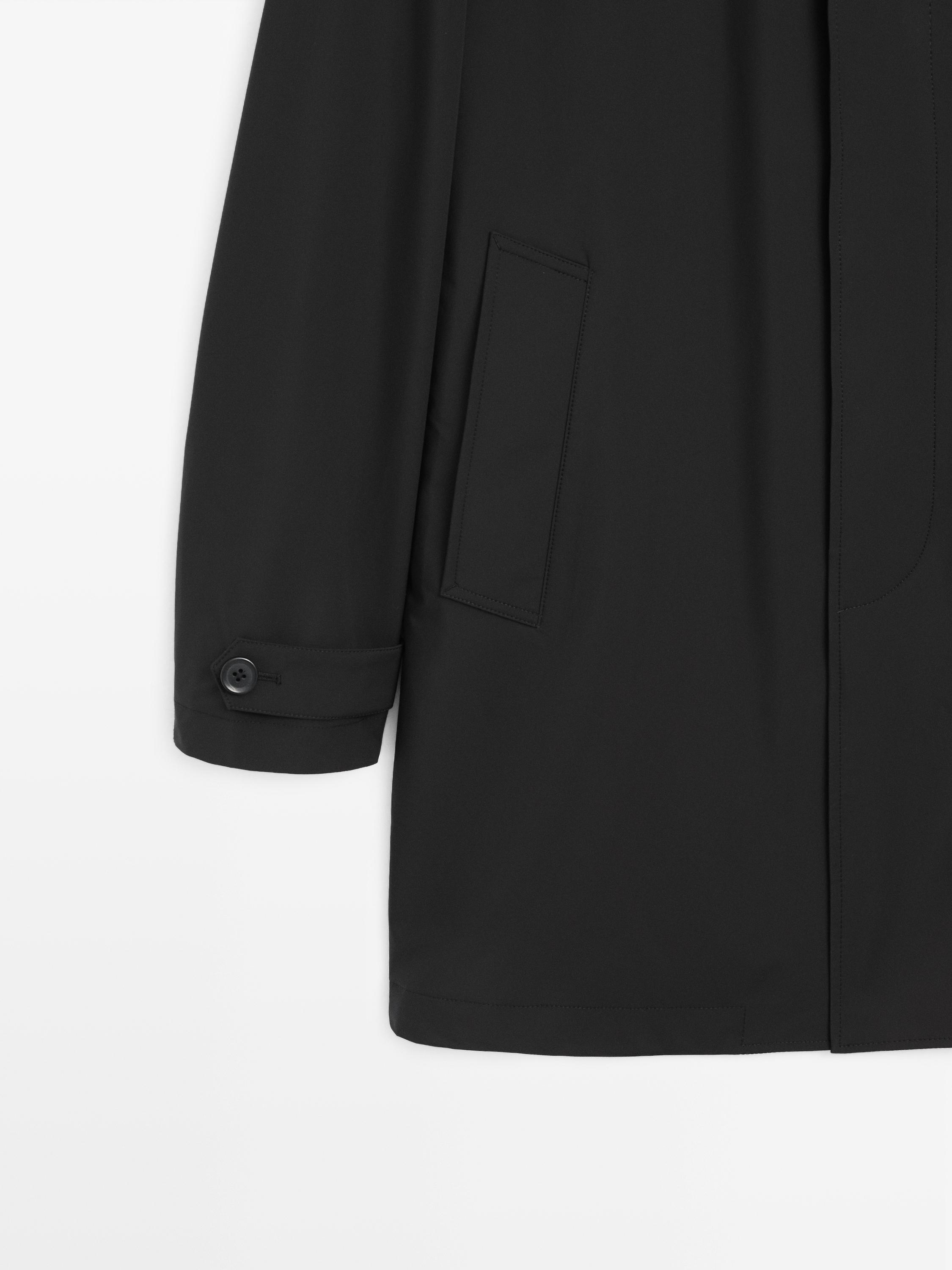 Hafif teknik kumaş parka