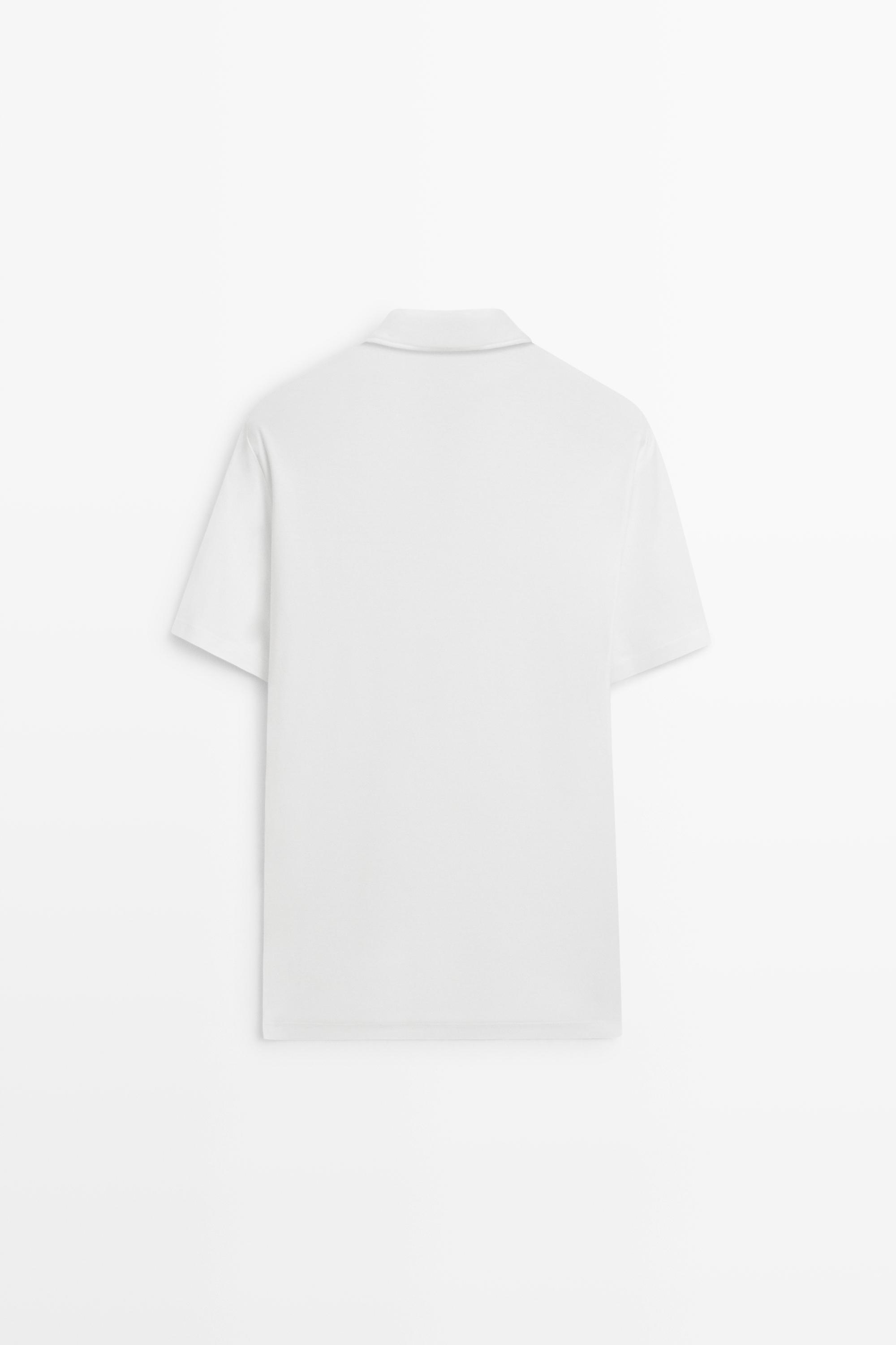 Polo 100 % coton avec détail zippé