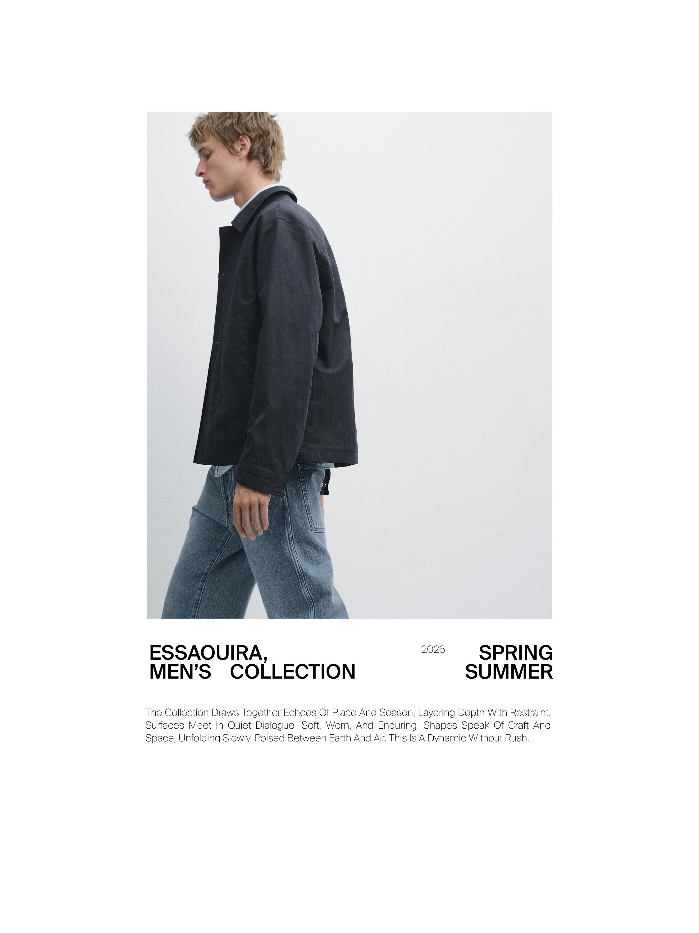 Cotton blend toggle jacket — NAVY BLUE