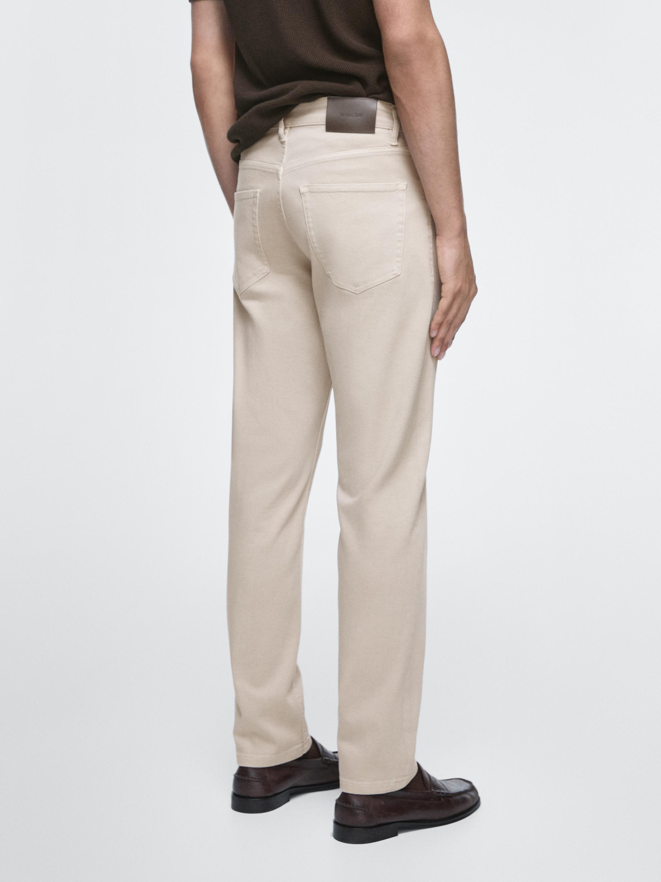 Tapered fit jeans — STONE