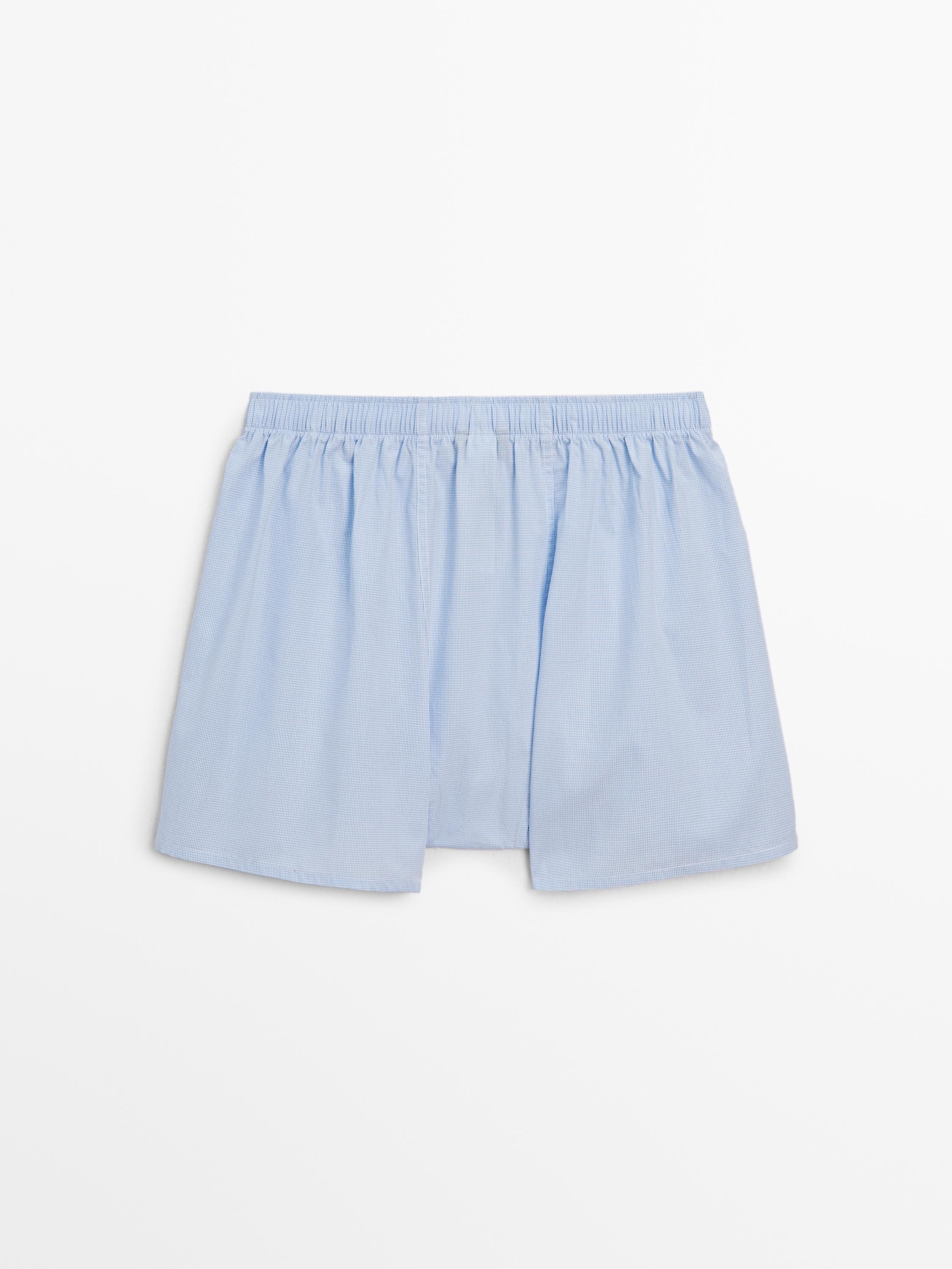 Gingham mini boxers