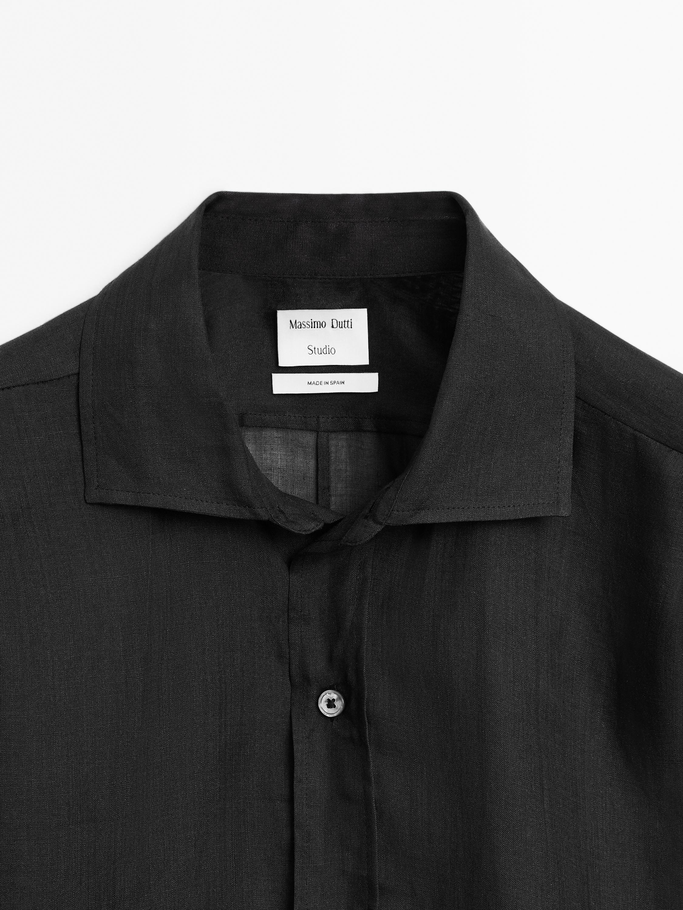 Batwing sleeve 100% ramie shirt - Studio