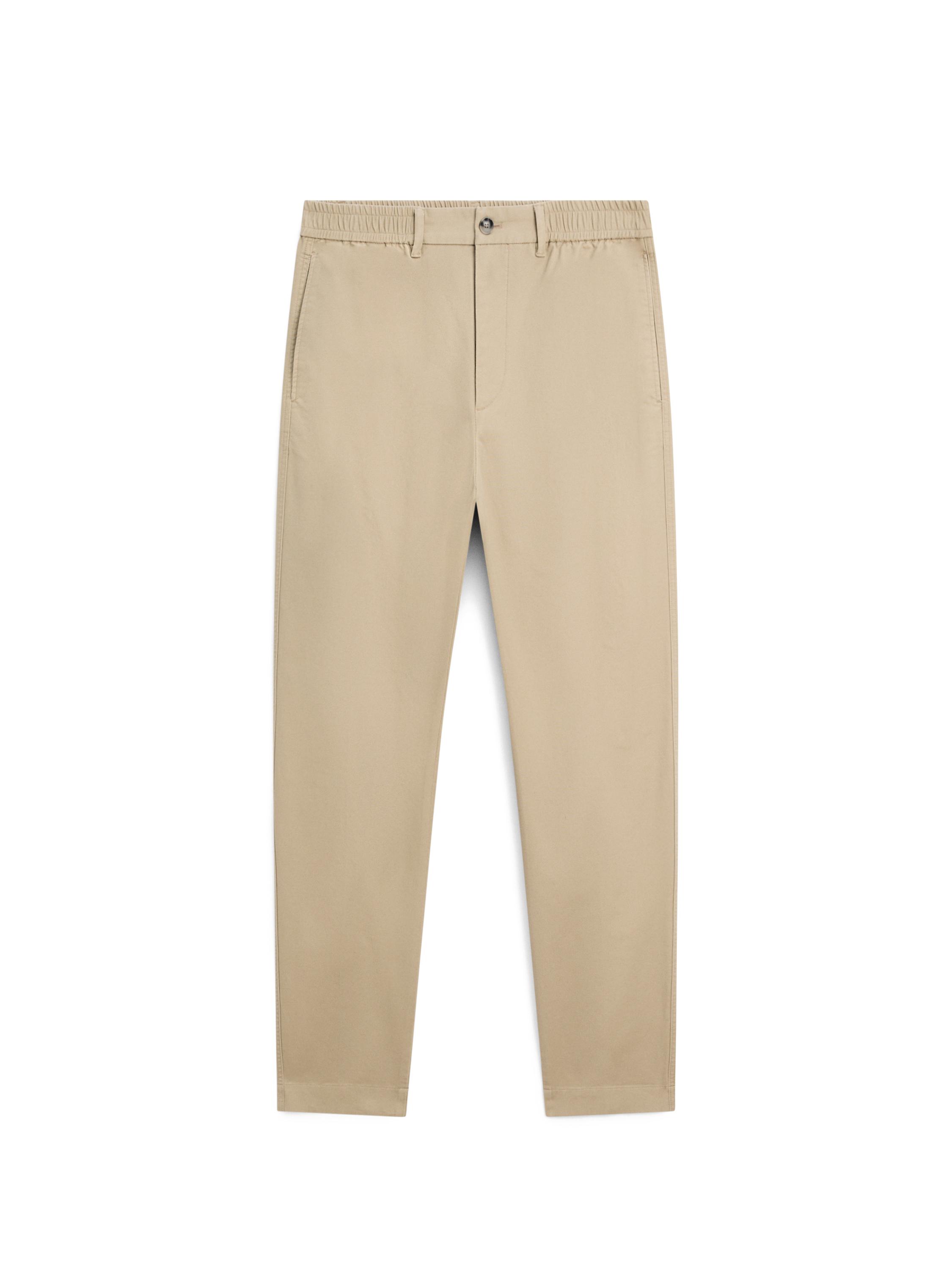 Cotton blend jogger fit trousers — OCHRE