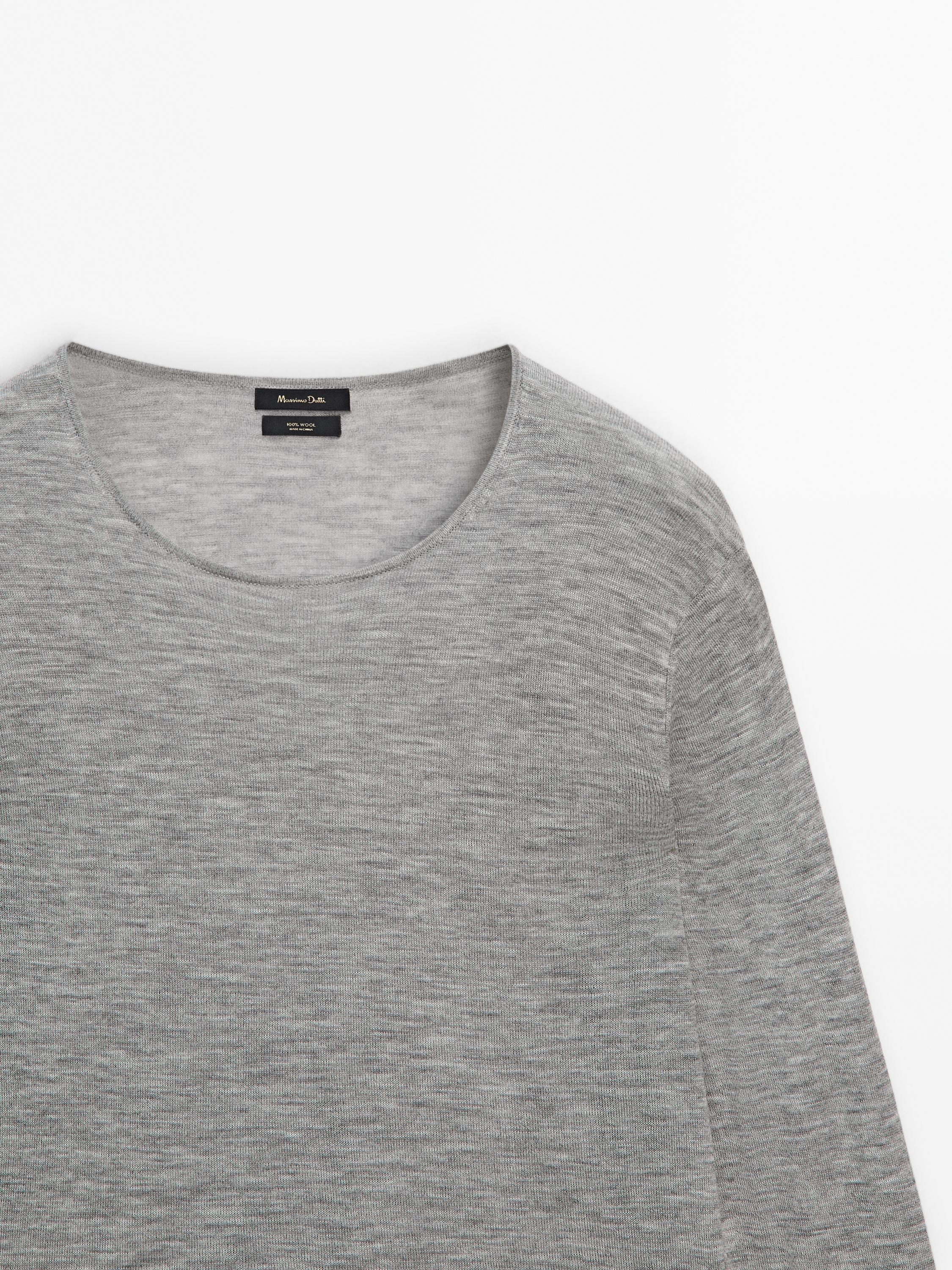 100% wool knit sweater