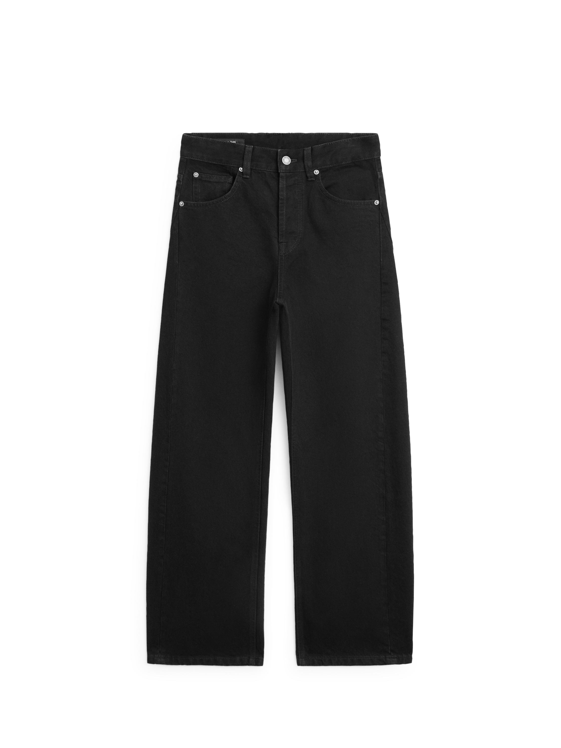 Mid-rise balloon fit jeans — Chocolate