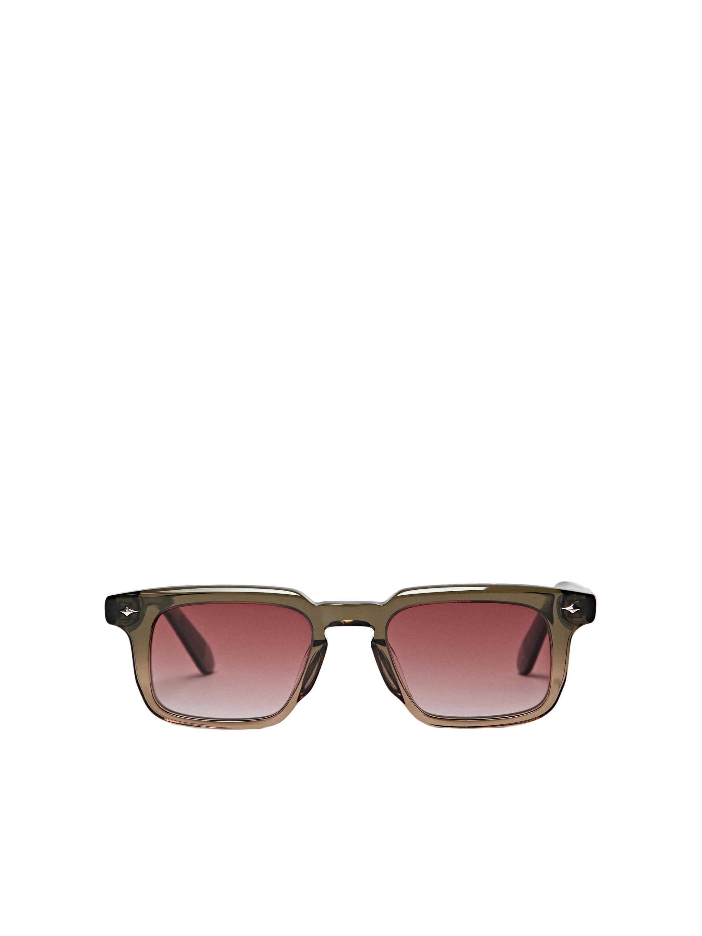 Narrow rectangular sunglasses