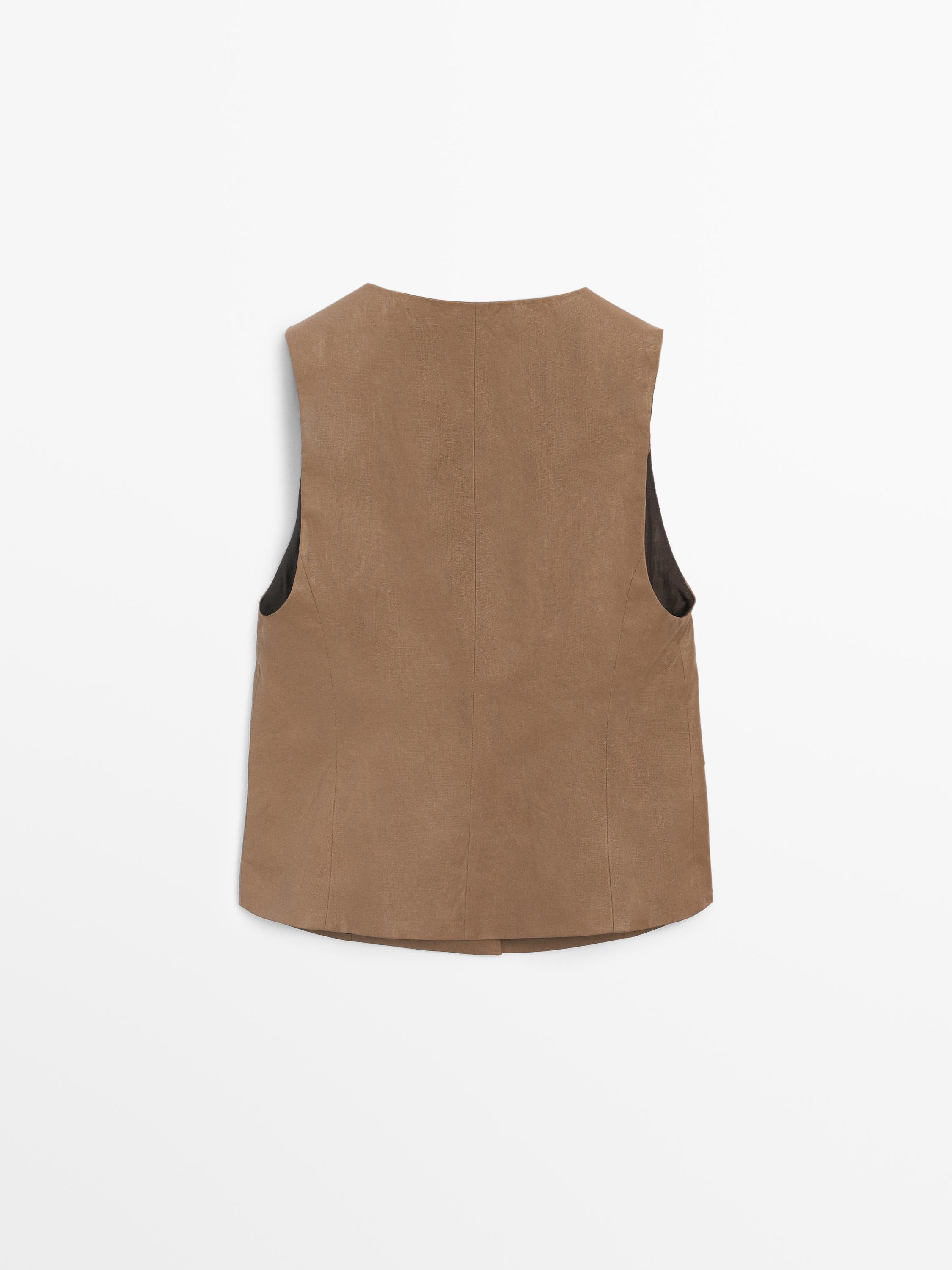 Cotton blend waistcoat - Studio