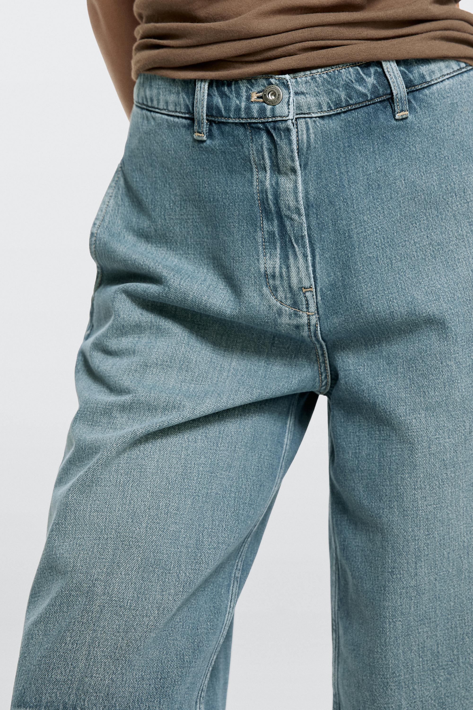 Long denim Bermuda shorts — MEDIUM BLUE